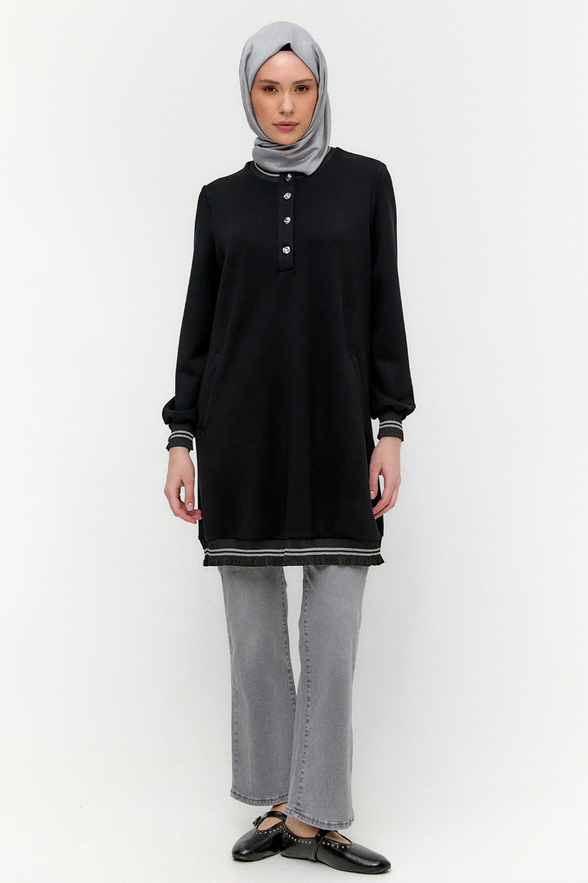 Ribanalı Modal Tunik, Tesettür Giyim
