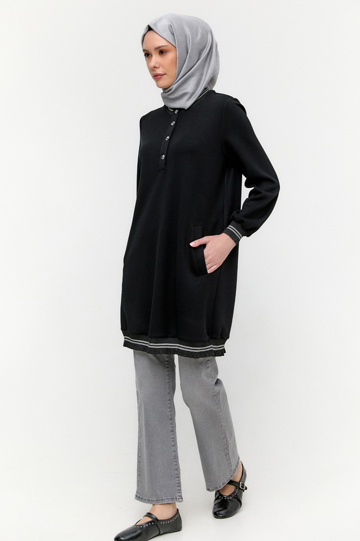 Ribanalı Modal Tunik, Tesettür Giyim