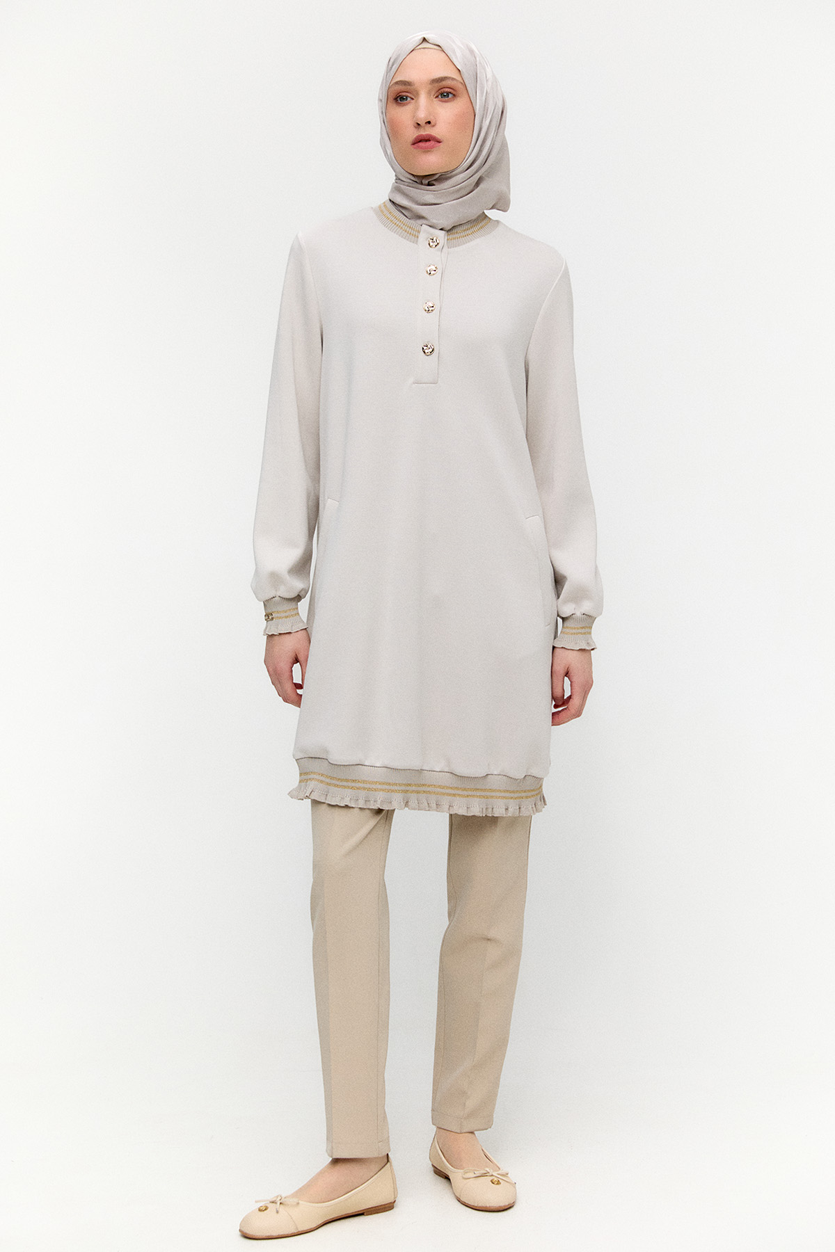 Ribanalı Modal Tunik, Tesettür Giyim