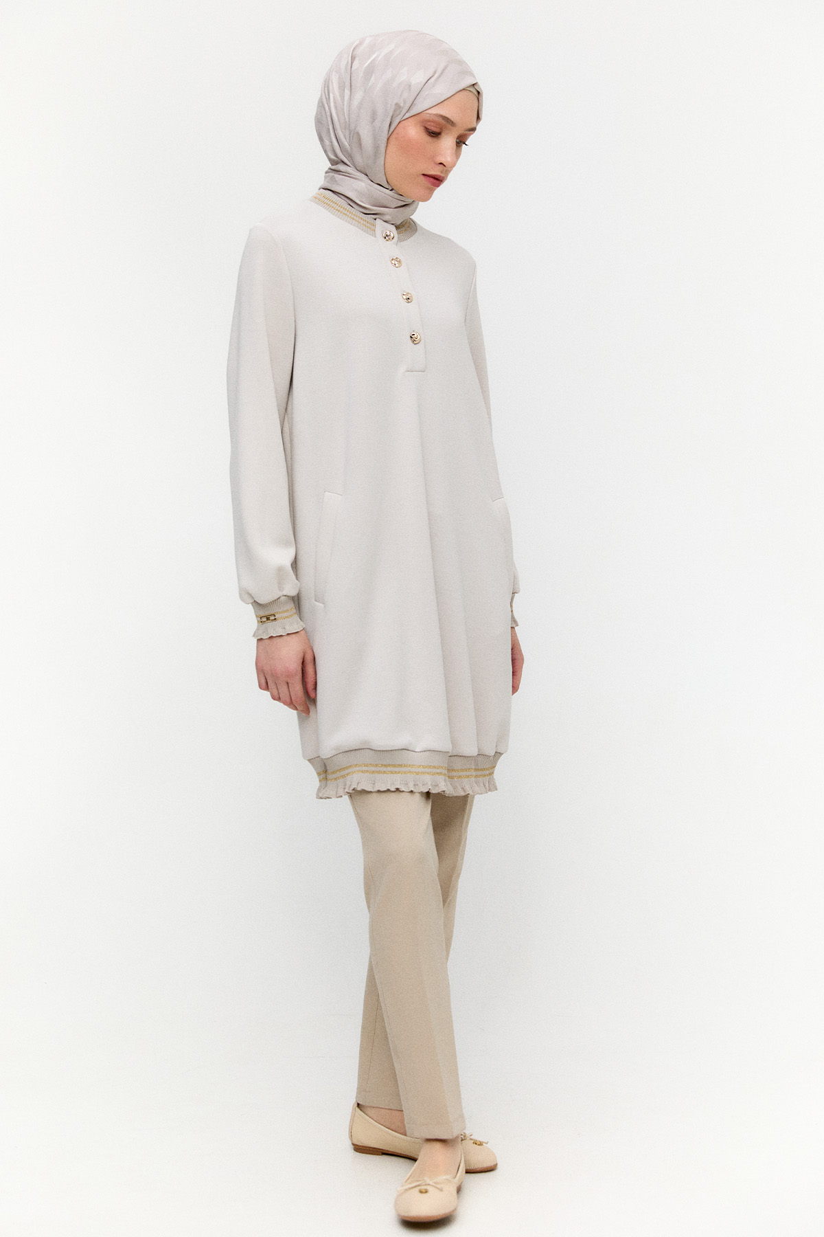 Ribanalı Modal Tunik, Tesettür Giyim