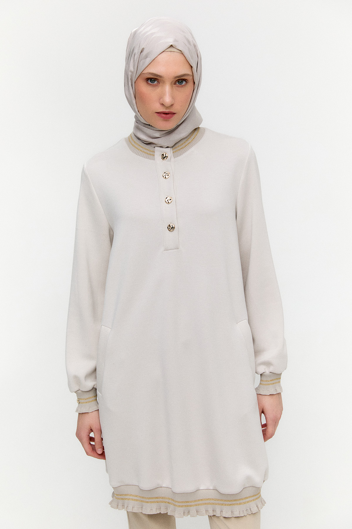 Ribanalı Modal Tunik, Tesettür Giyim