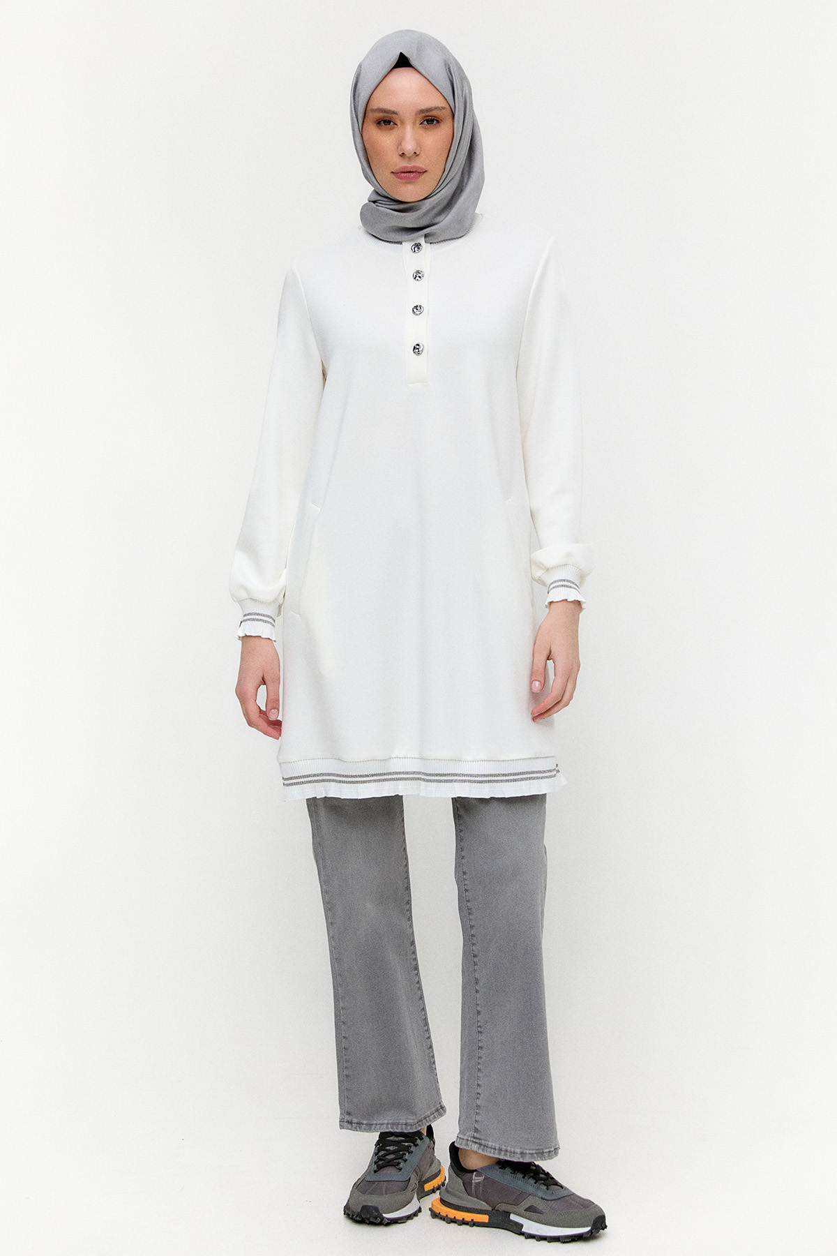 Ribanalı Modal Tunik, Tesettür Giyim