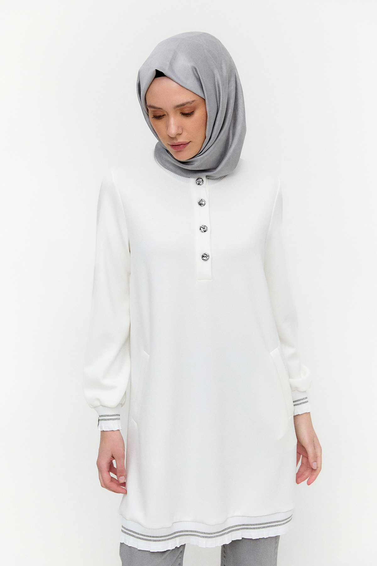 Ribanalı Modal Tunik, Tesettür Giyim