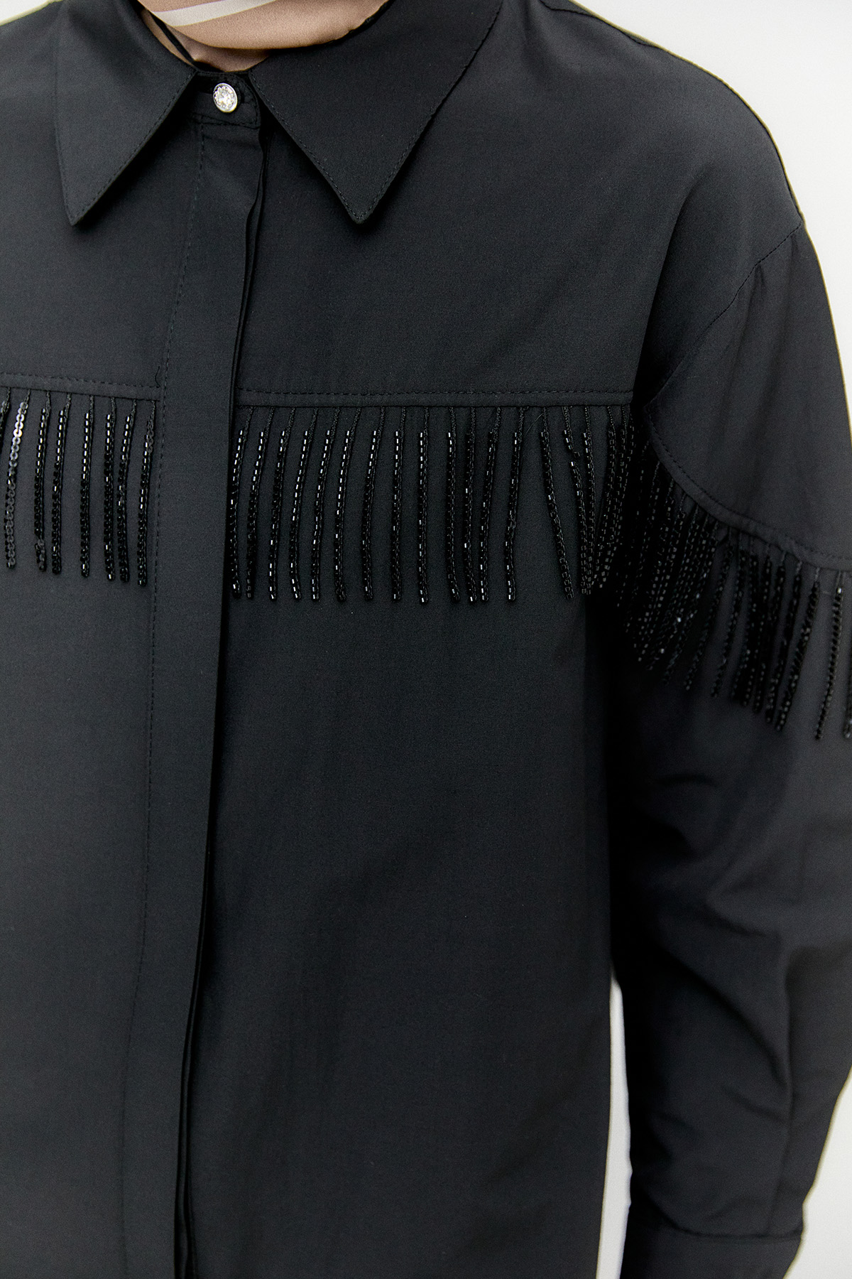 Sarkıt Taşlı Pamuklu Tunik, Tesettür Giyim