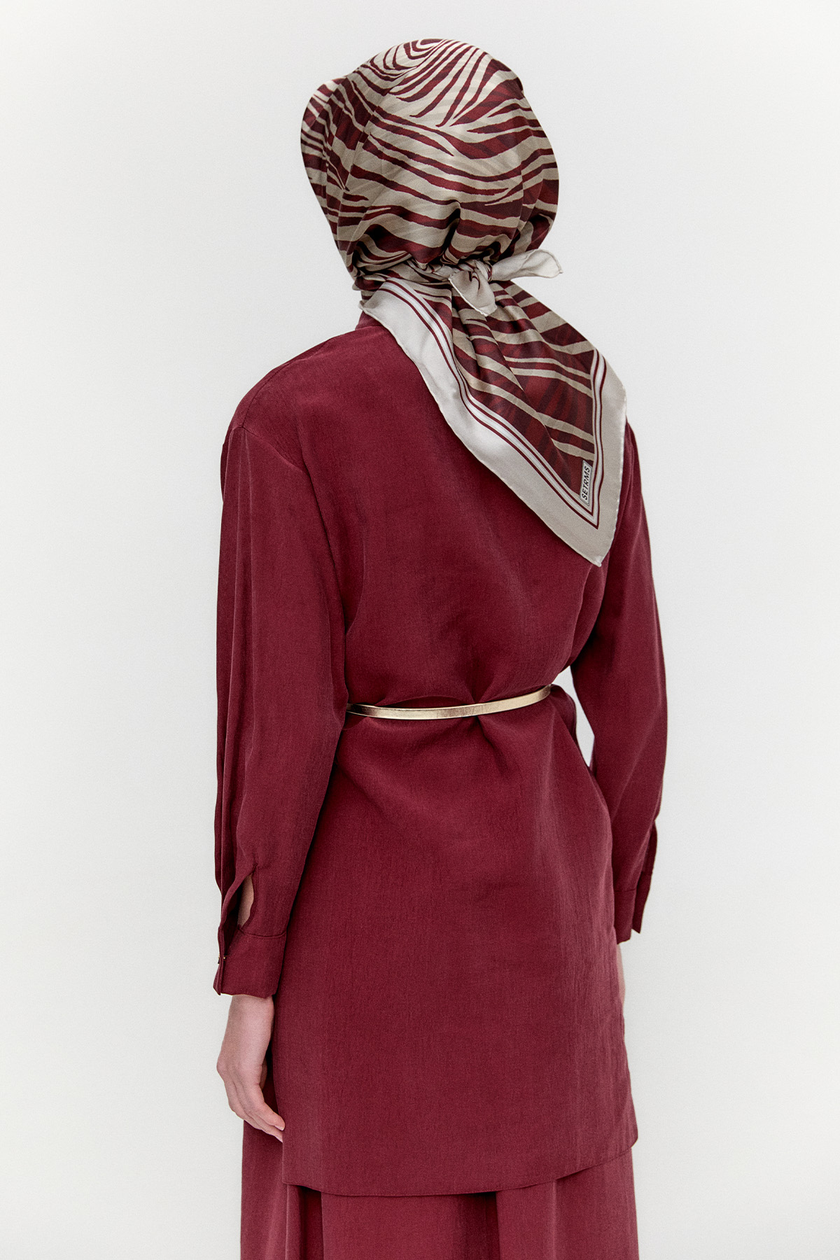 Çift Cepli Oversize Tunik, Tesettür Giyim