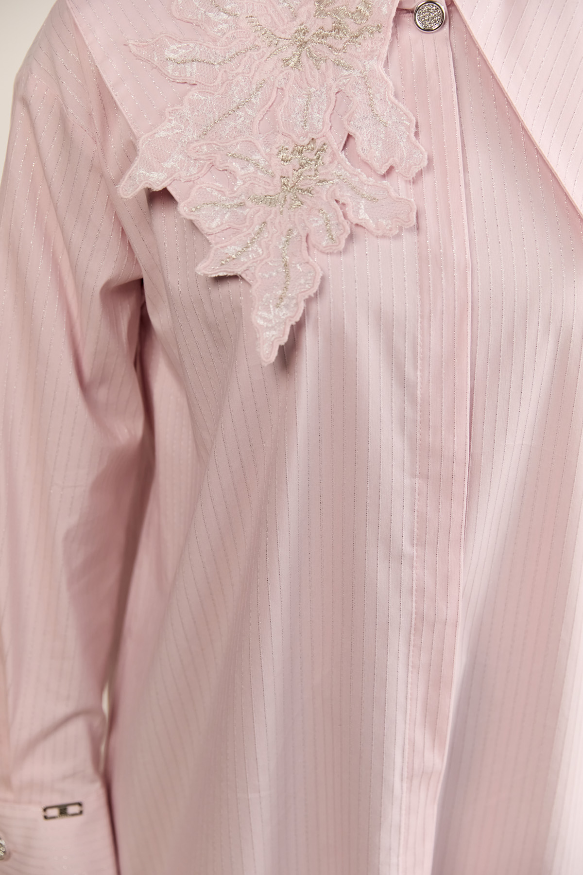 Çiçek Aplikeli Pamuklu Tunik, Tesettür Giyim