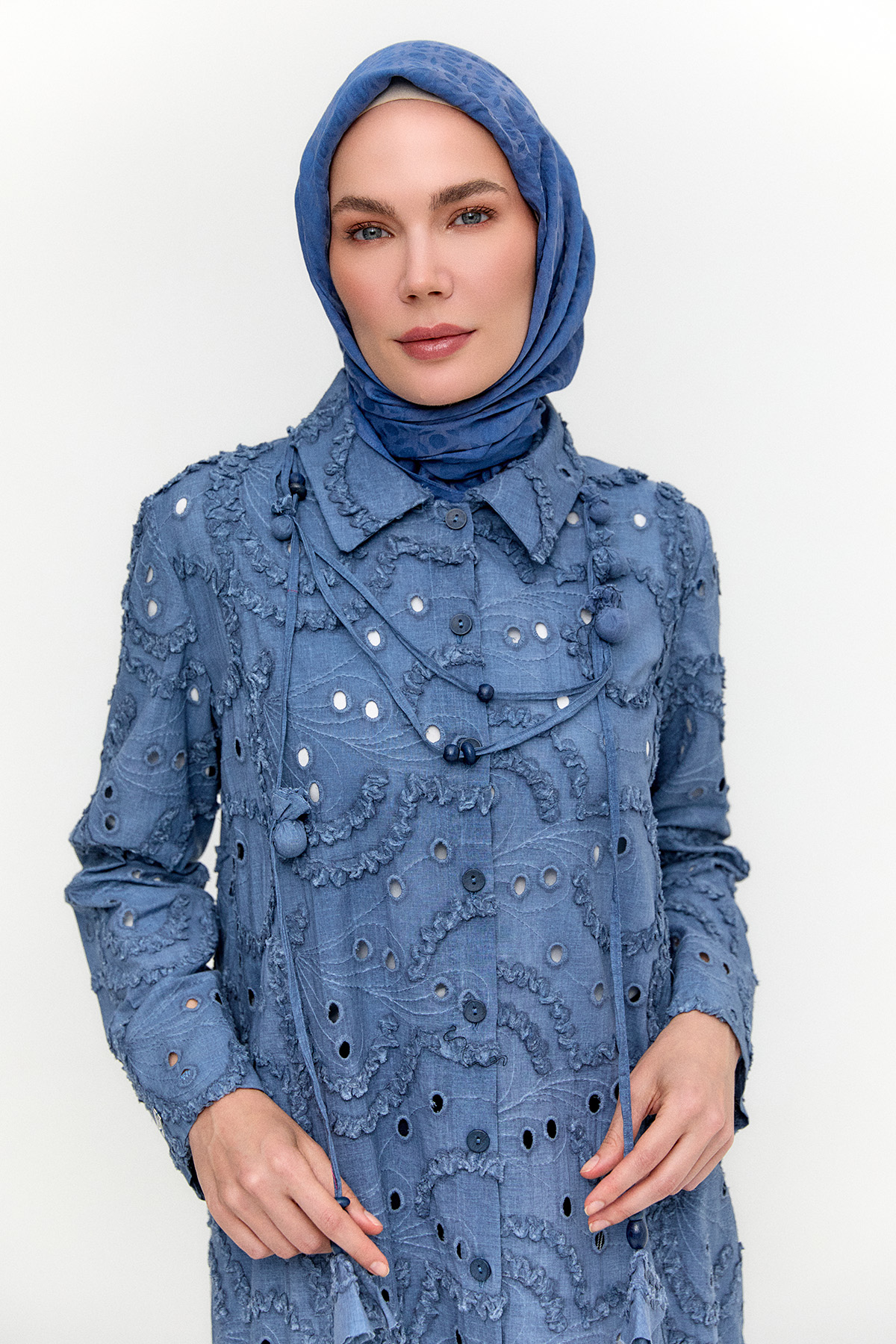 Fistolu Uzun Pamuk Tunik, Tesettür Giyim