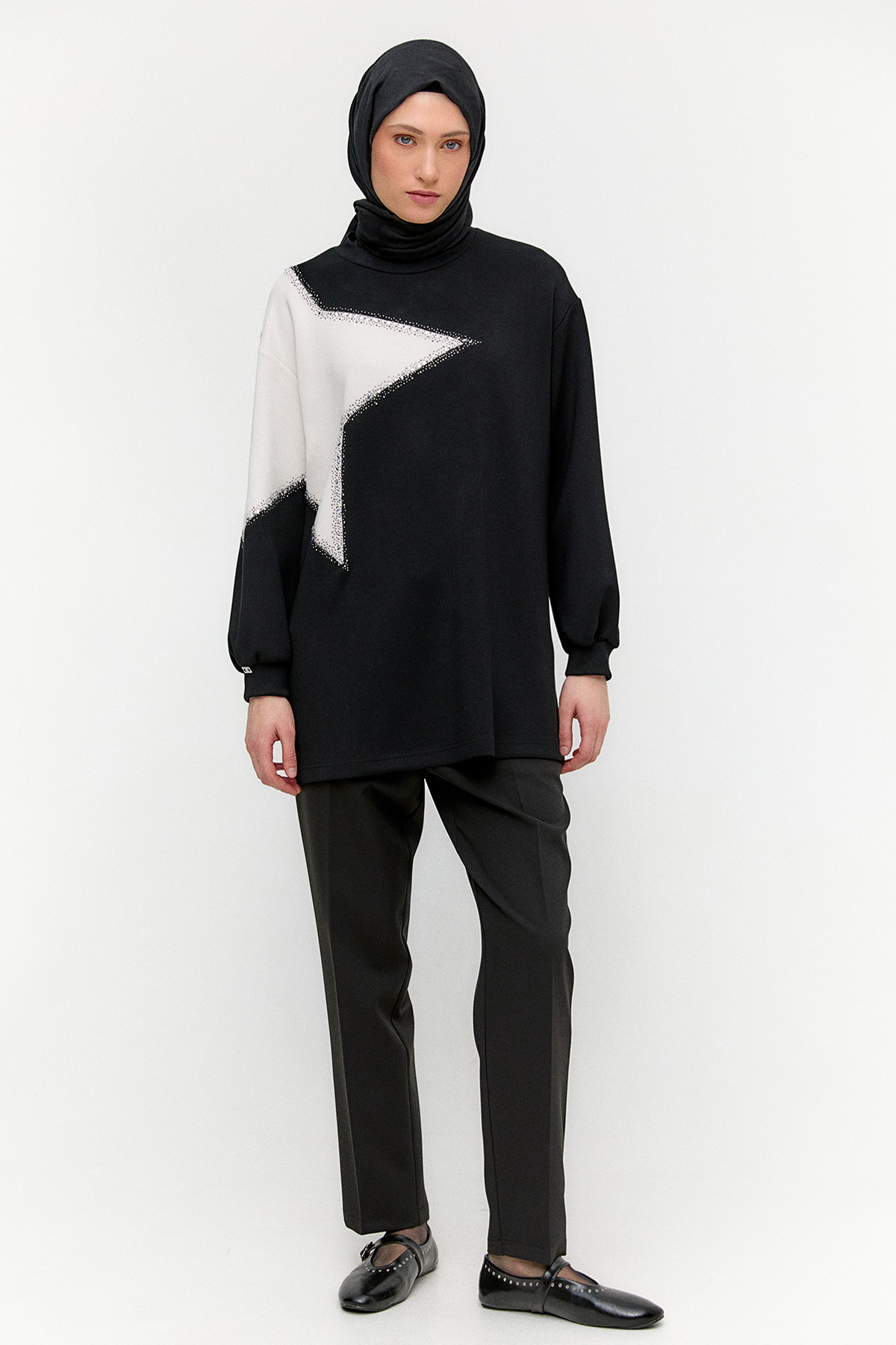 Çift Renkli Basic Tunik, Tesettür Giyim