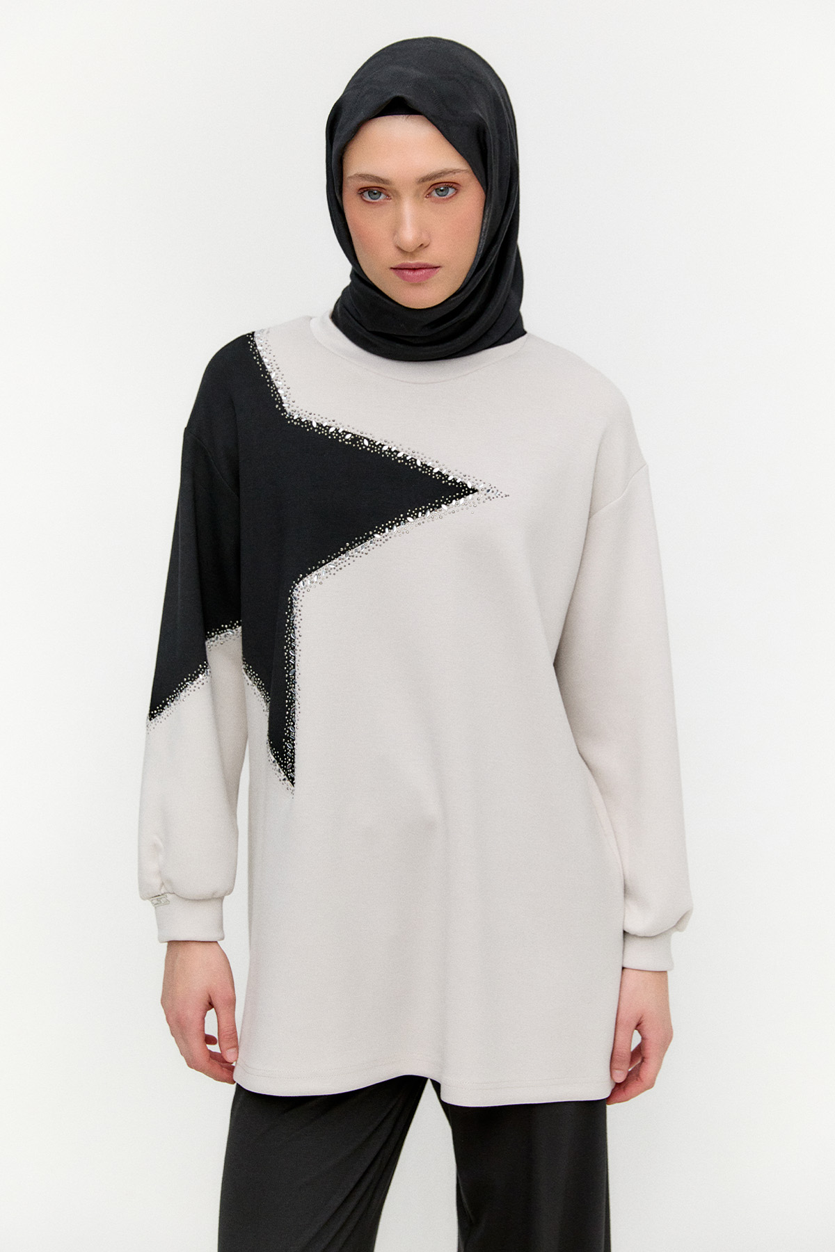 Çift Renkli Basic Tunik, Tesettür Giyim