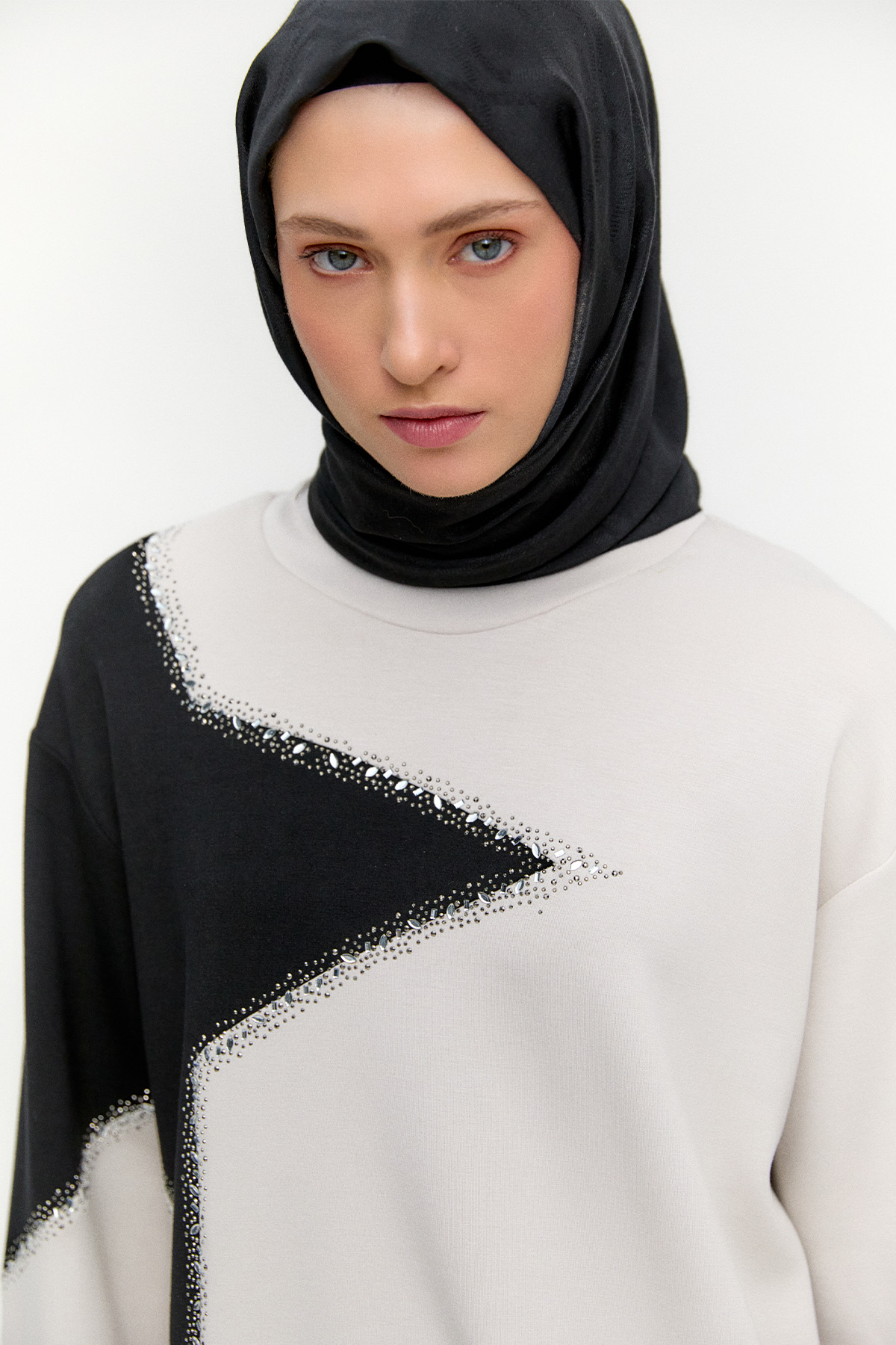 Çift Renkli Basic Tunik, Tesettür Giyim