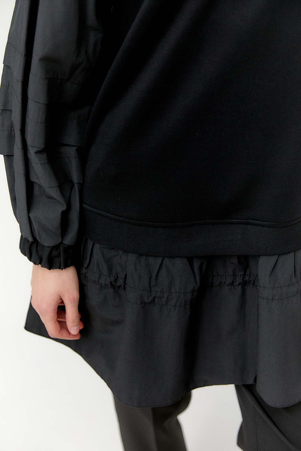 Stoper Detaylı Basic Tunik, Tesettür Giyim