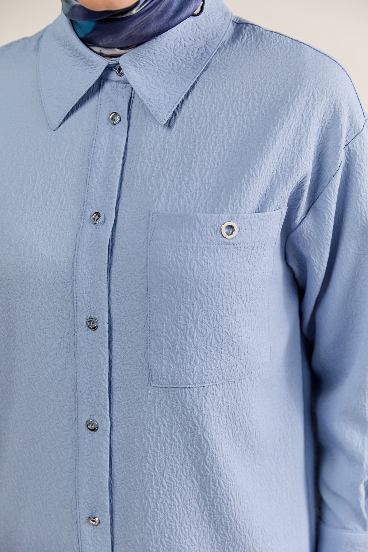 Tek Cepli Fiyonklu Tunik, Tesettür Giyim