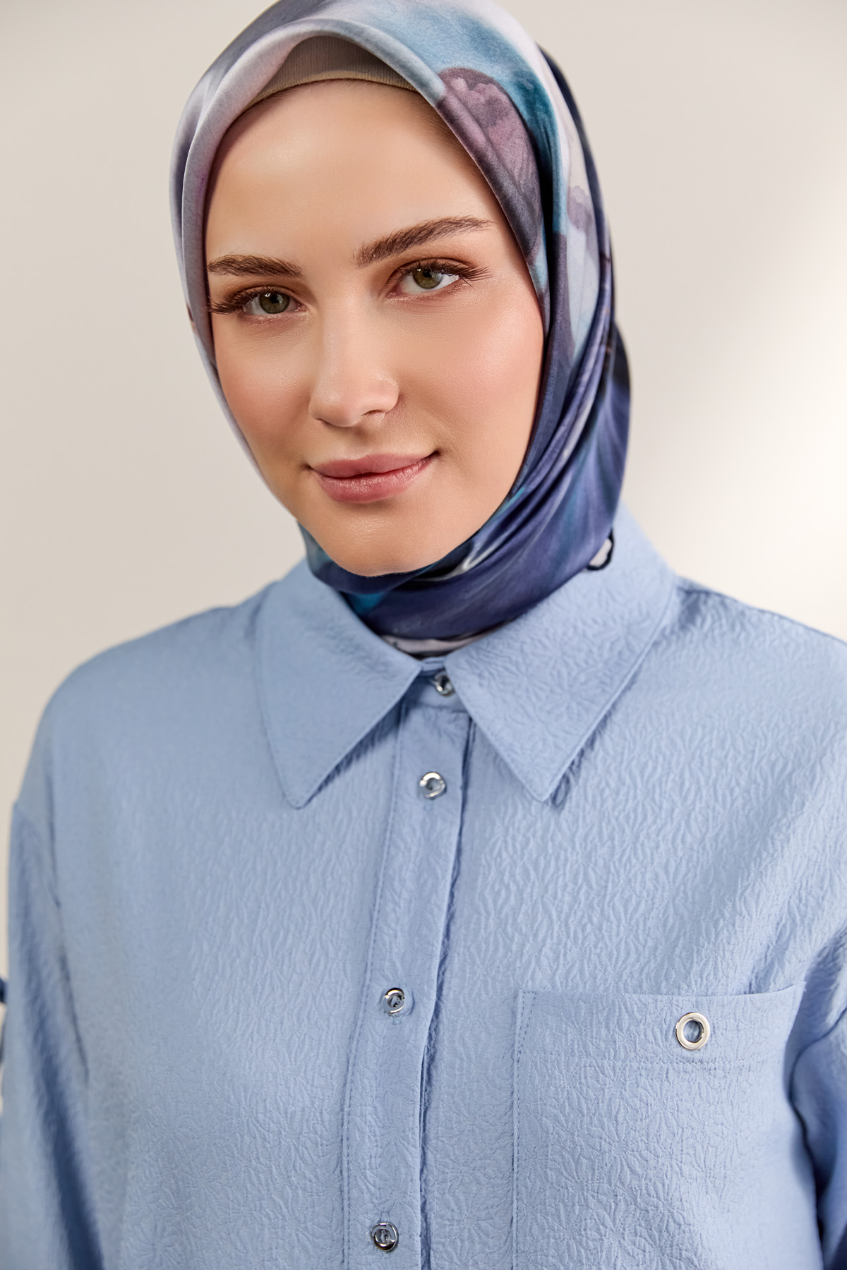 Tek Cepli Fiyonklu Tunik, Tesettür Giyim