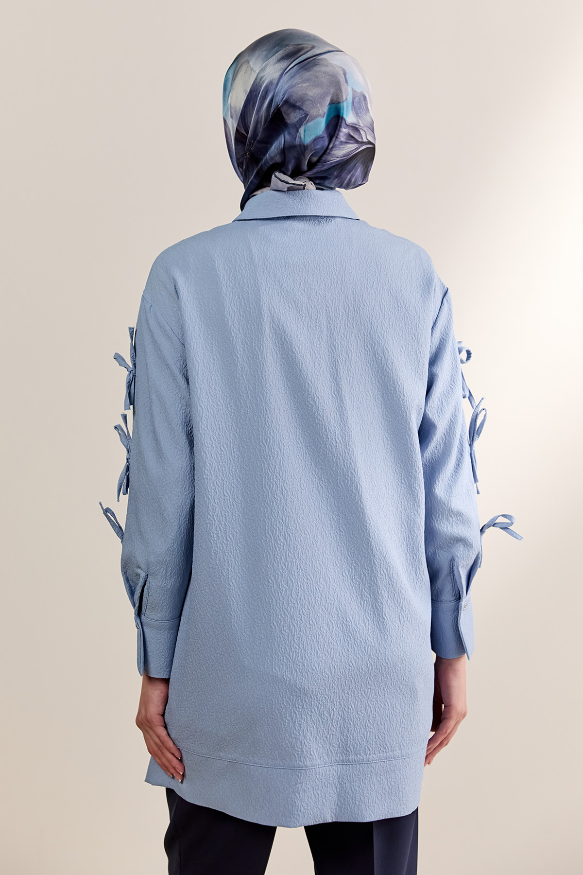 Tek Cepli Fiyonklu Tunik, Tesettür Giyim