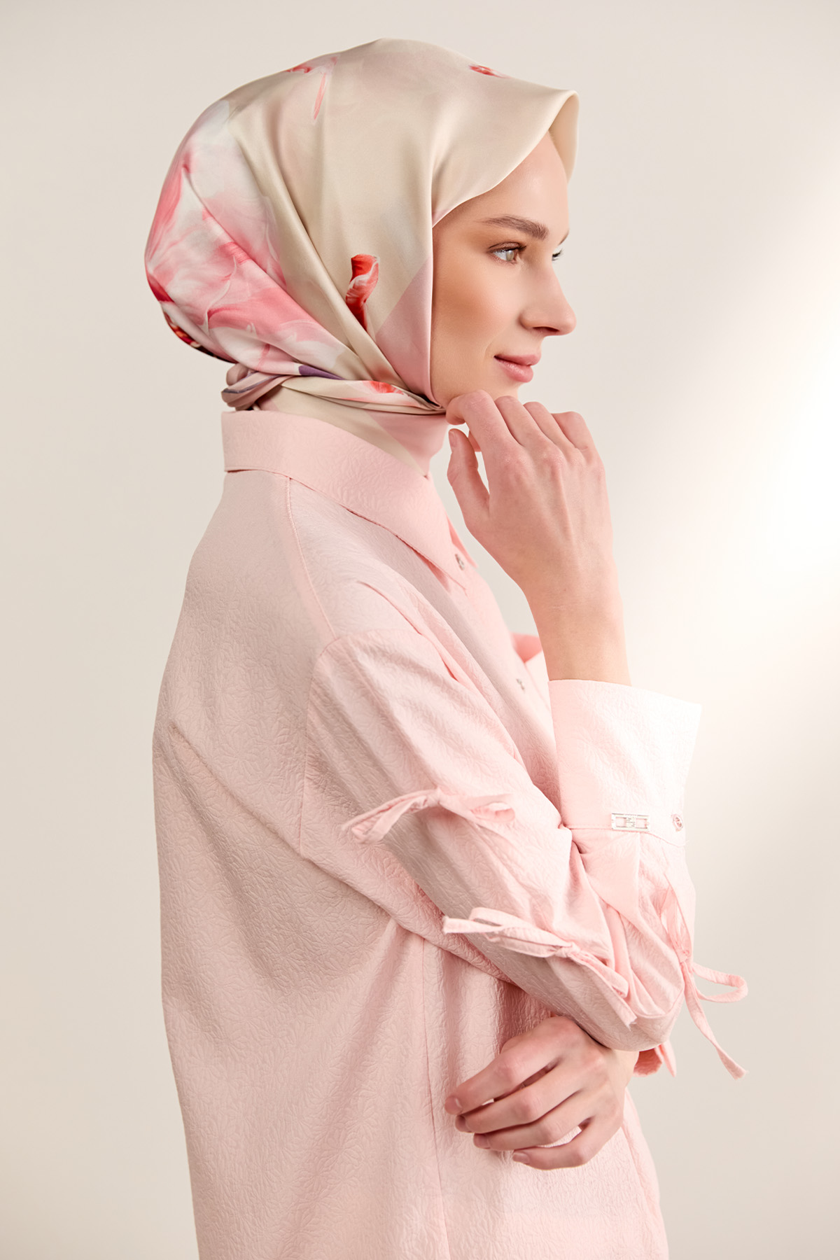 Tek Cepli Fiyonklu Tunik, Tesettür Giyim