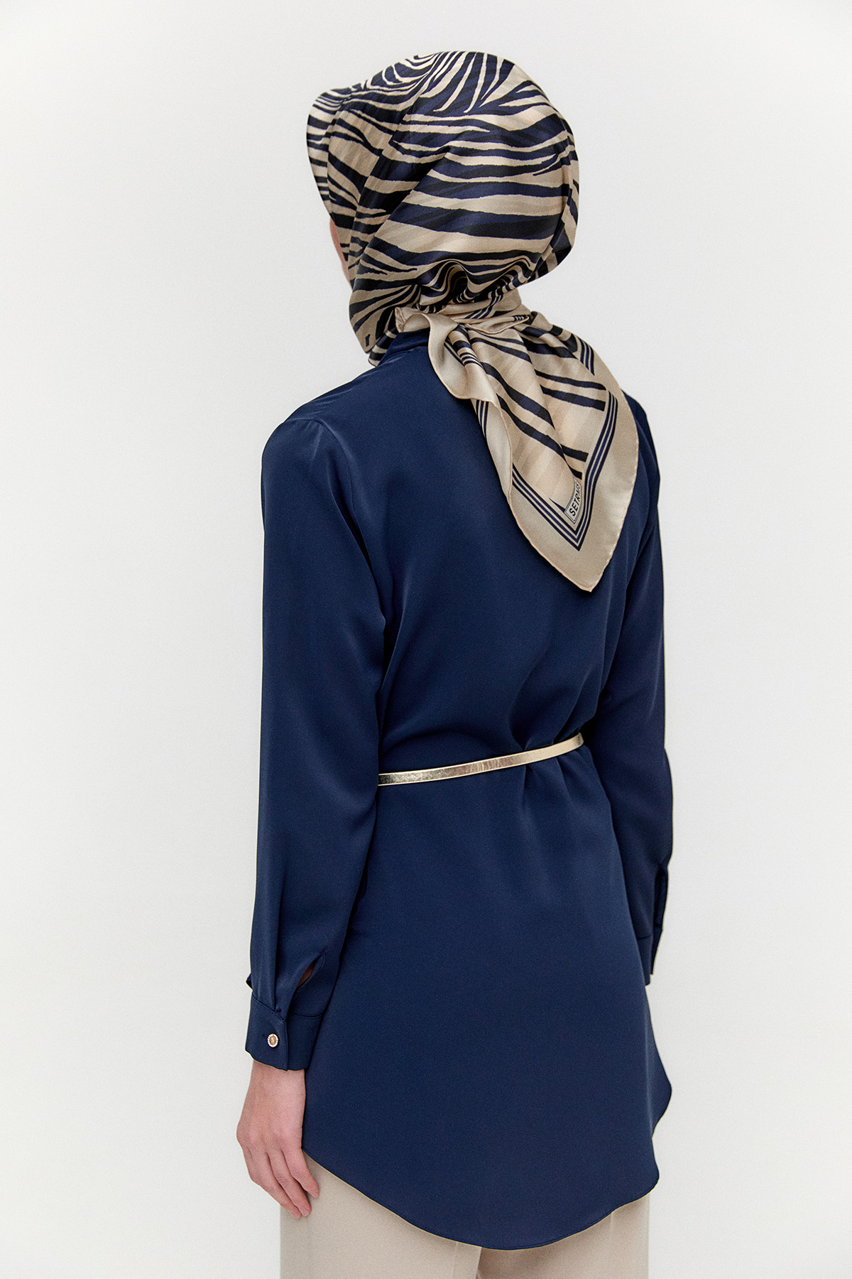 Şal Yaka Anvelop Kesim Tunik, Tesettür Giyim