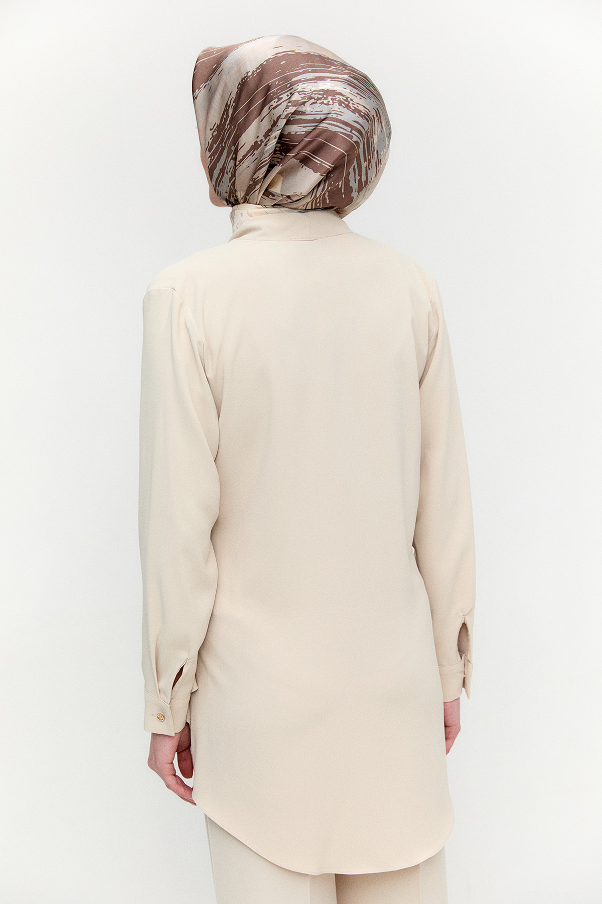 Şal Yaka Anvelop Kesim Tunik, Tesettür Giyim