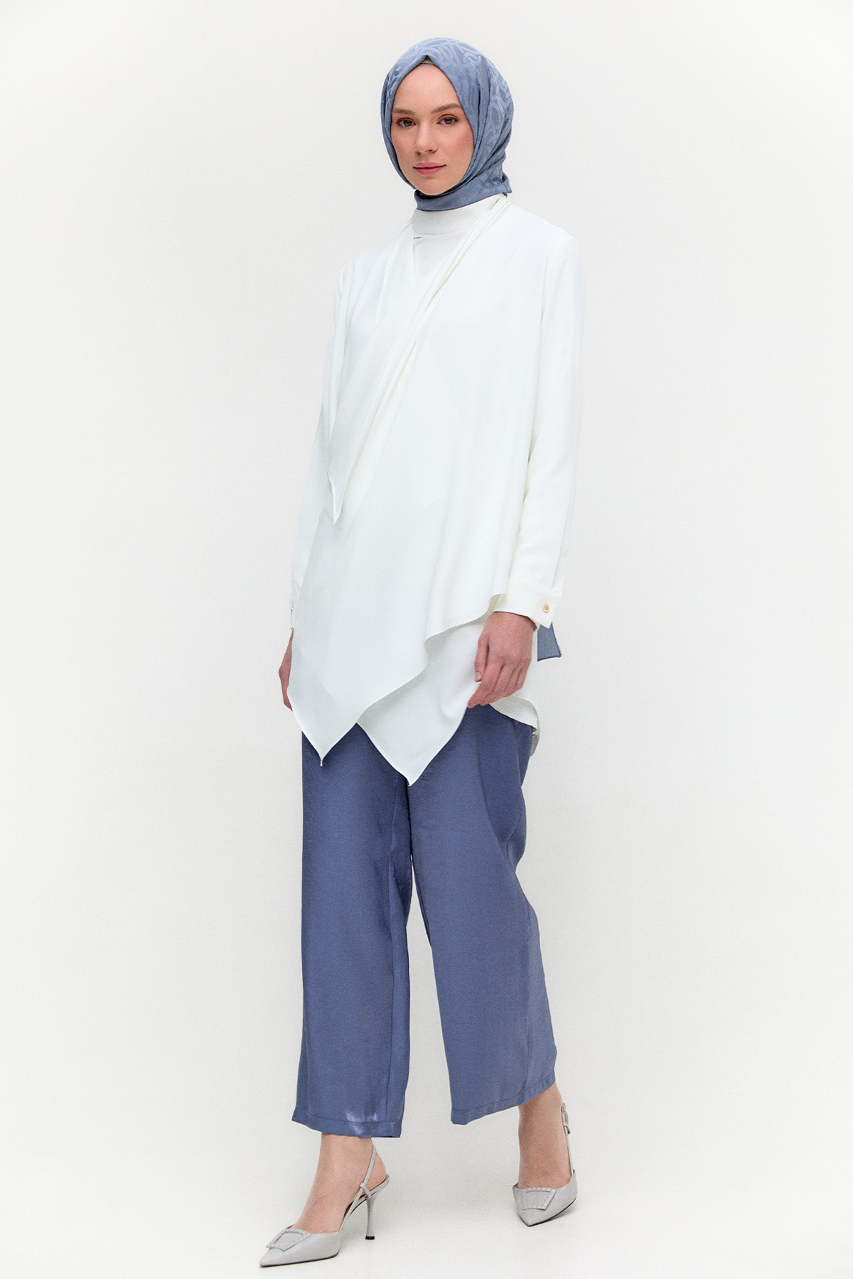 Şal Yaka Anvelop Kesim Tunik, Tesettür Giyim