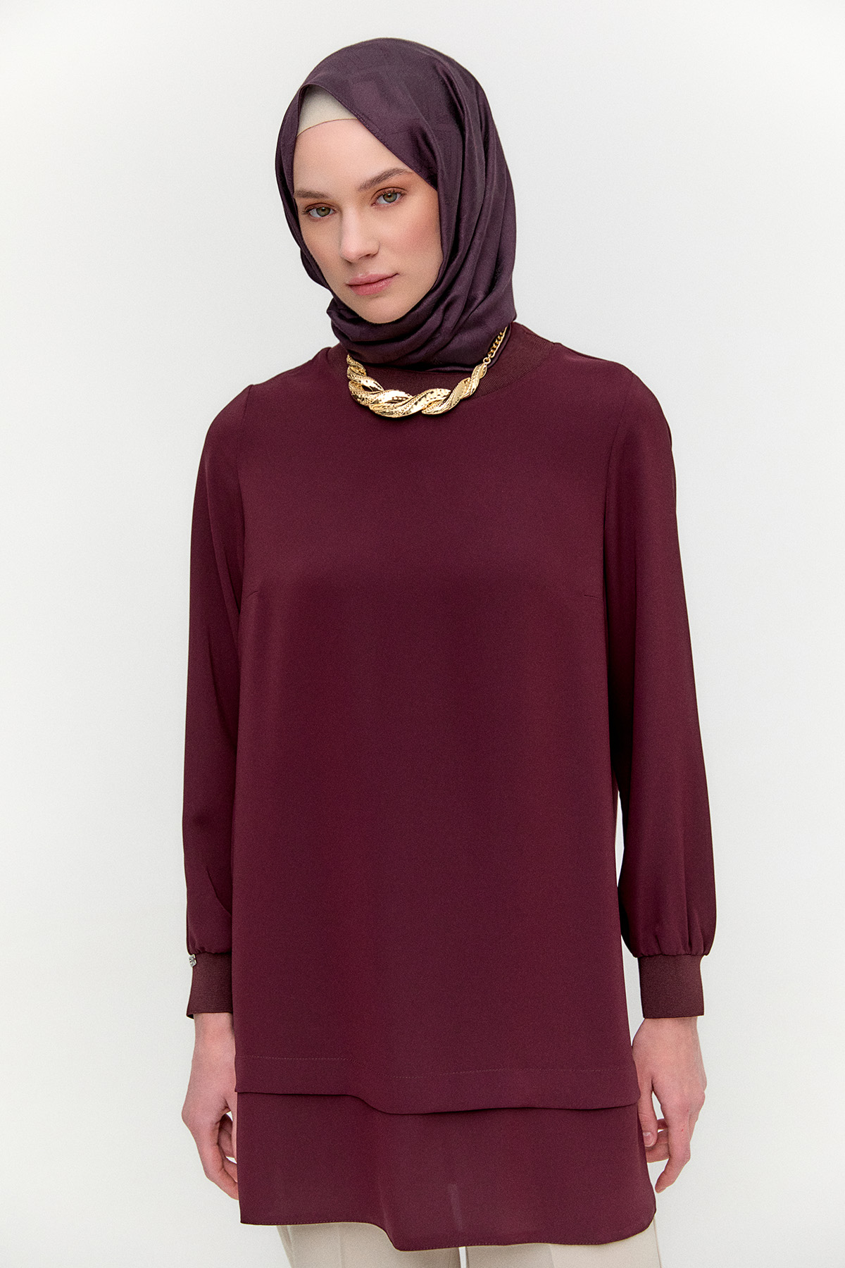 Ribanalı Basic Tunik, Tesettür Giyim