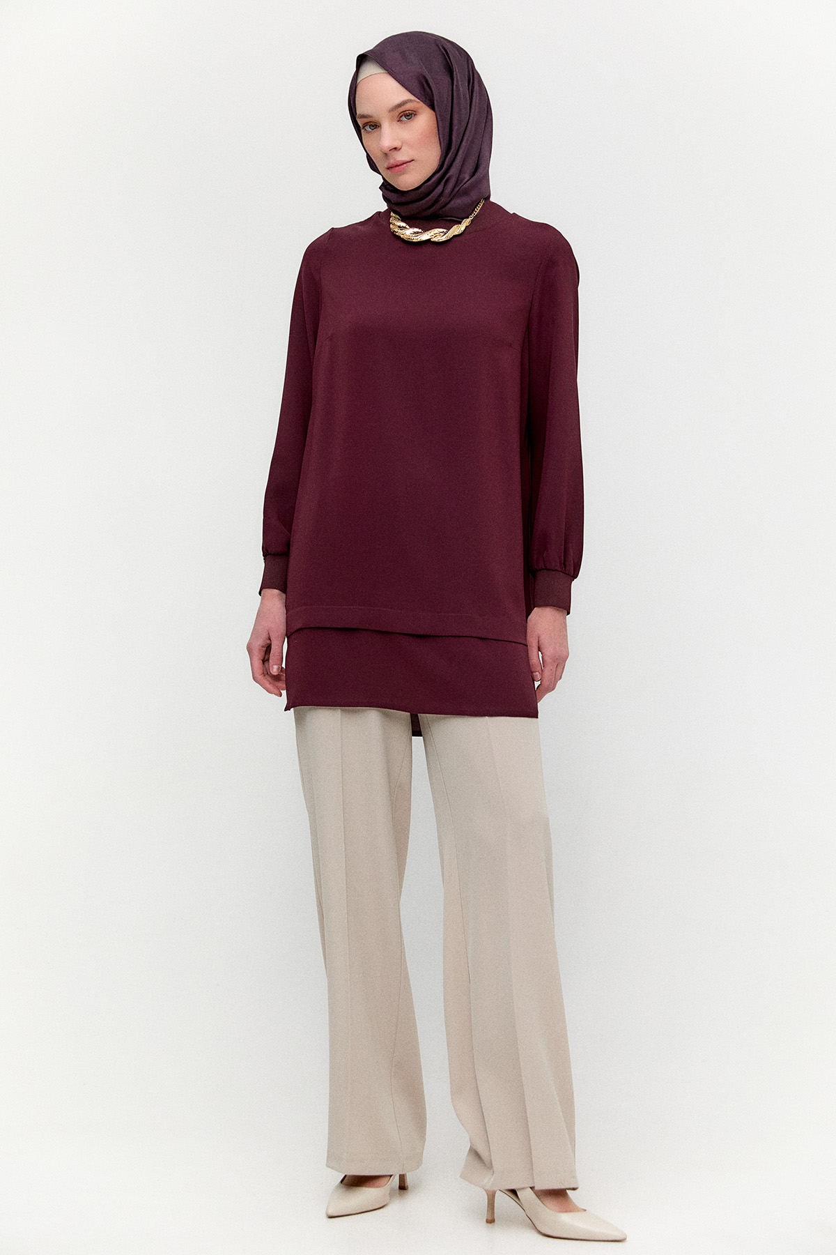 Ribanalı Basic Tunik, Tesettür Giyim