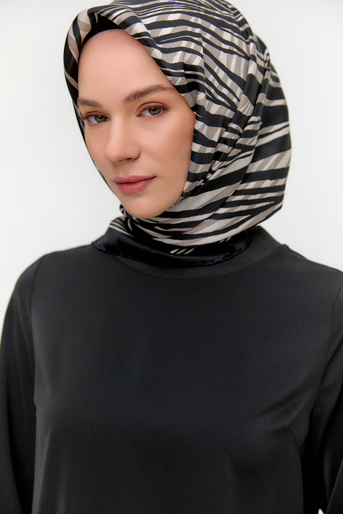 Ribanalı Detaylı Basic Tunik, Tesettür Giyim