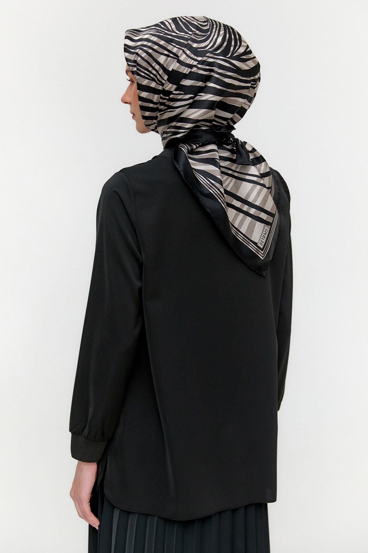 Ribanalı Detaylı Basic Tunik, Tesettür Giyim