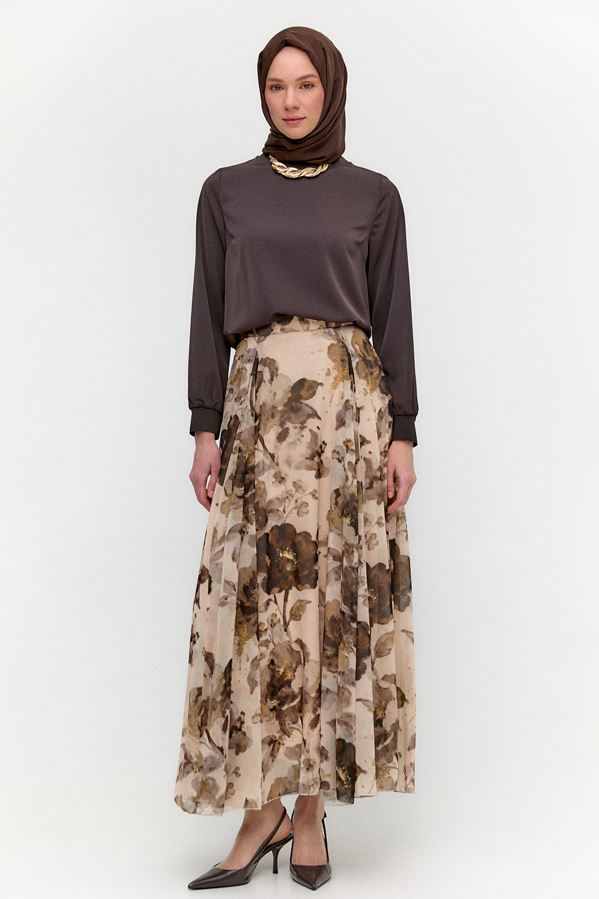 Ribanalı Detaylı Basic Tunik, Tesettür Giyim