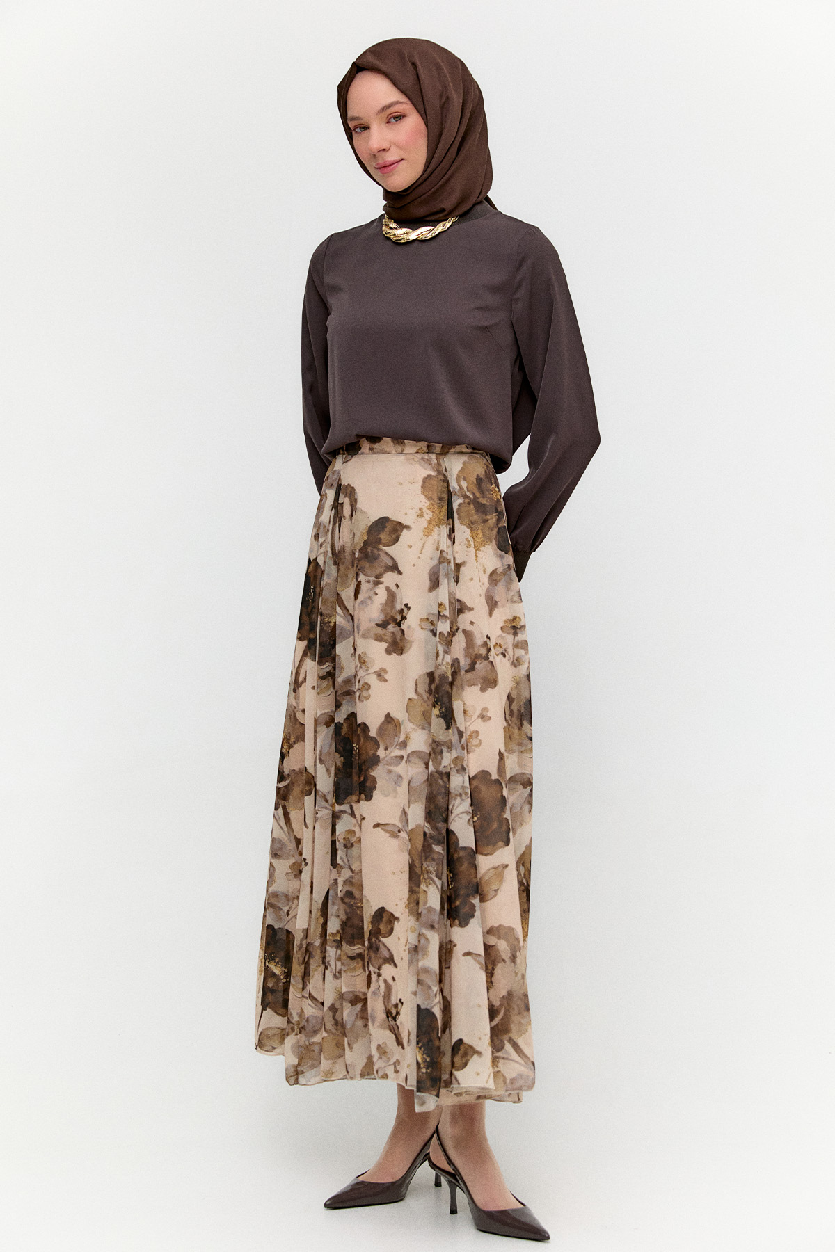 Ribanalı Detaylı Basic Tunik, Tesettür Giyim