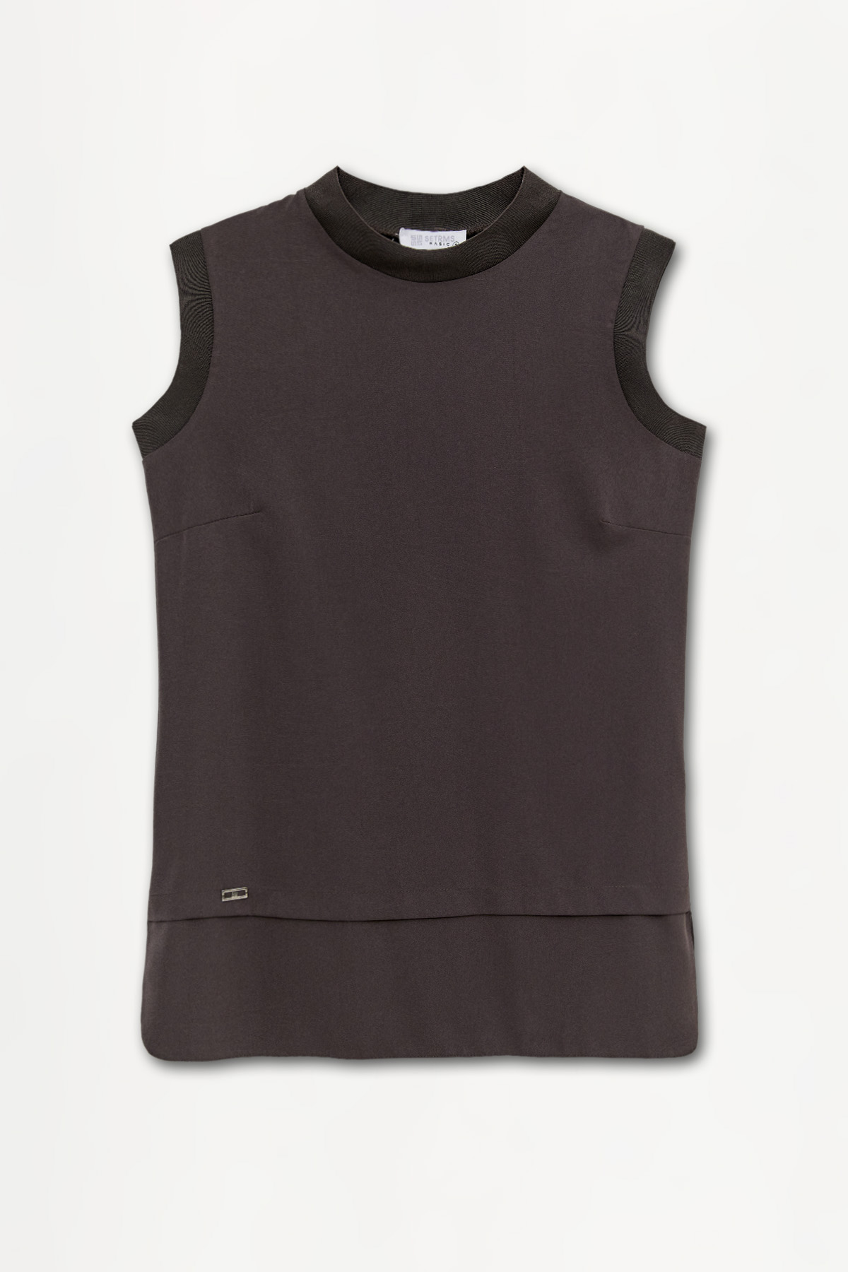 Sıfır Kollu Allerli Basic Tunik, Tesettür Giyim