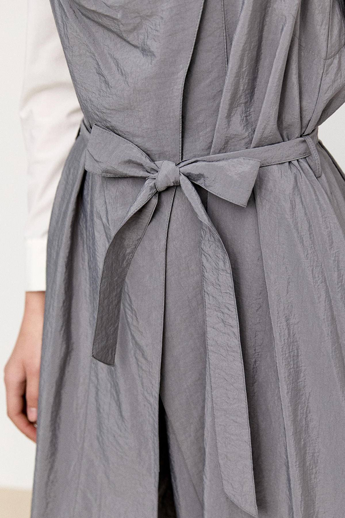 Degaje Yakalı Paraşüt Yelek, Tesettür Giyim