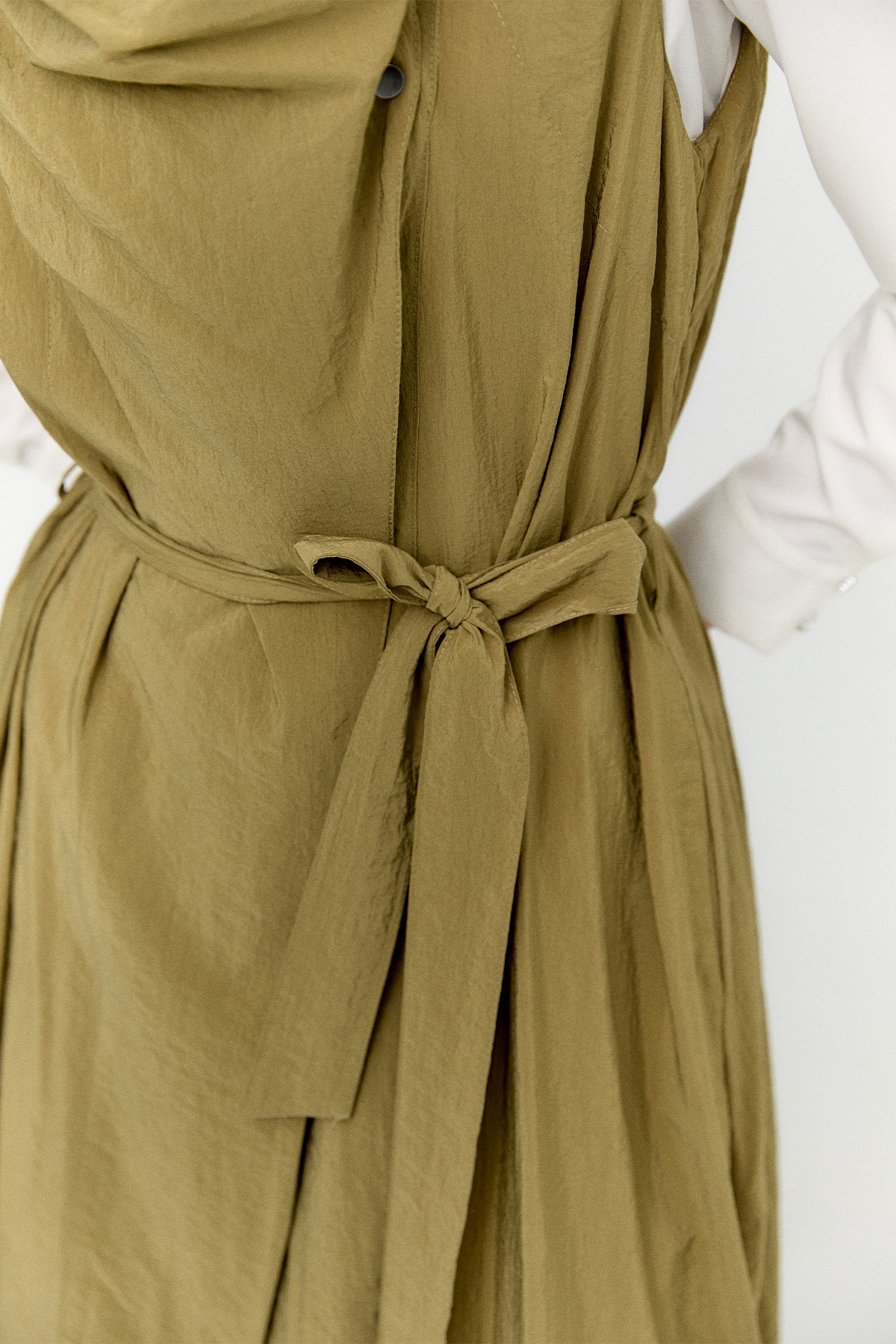 Degaje Yakalı Paraşüt Yelek, Tesettür Giyim