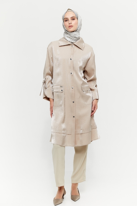 Spor Şık Twinset Bej 2524261 I SETRMS