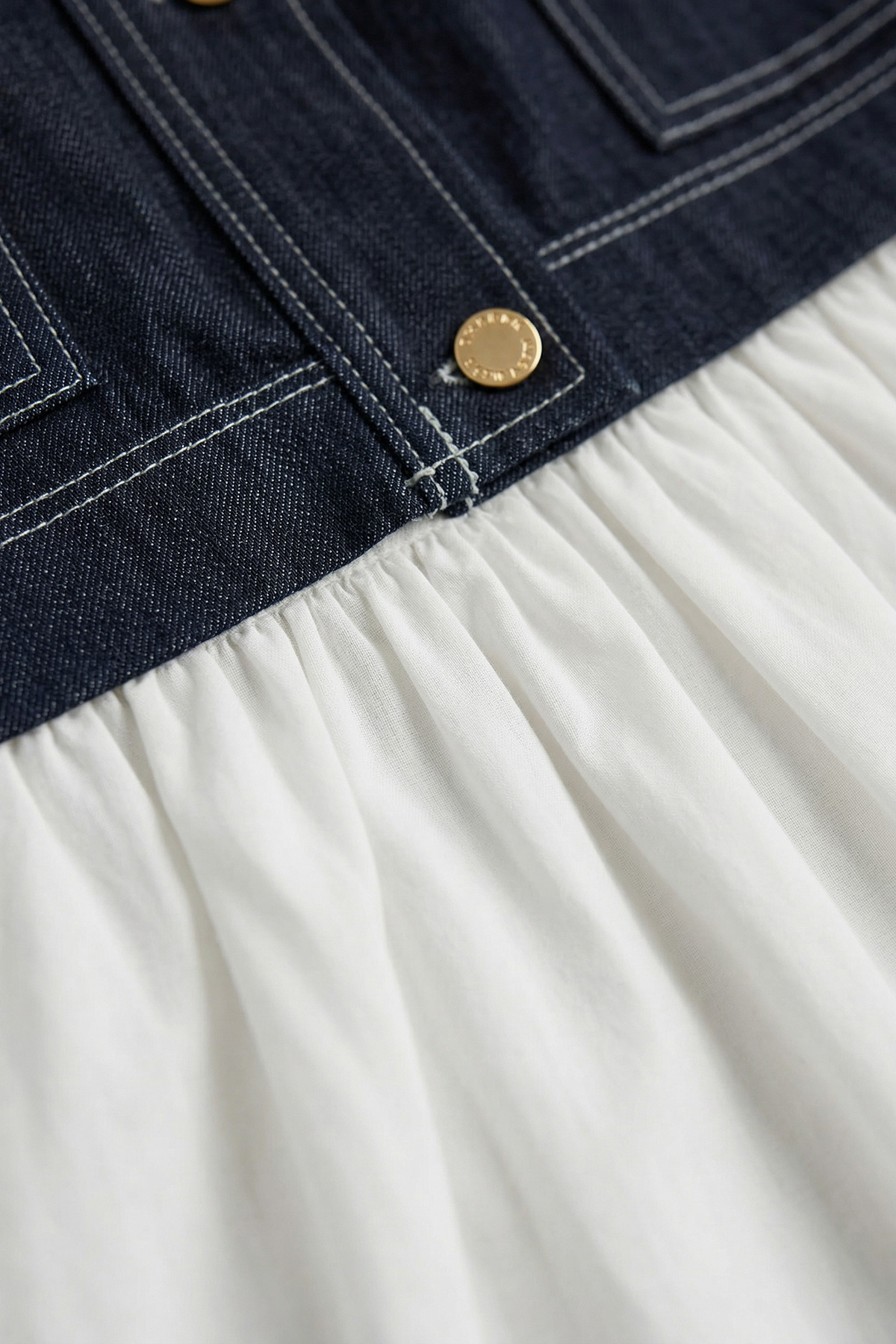 Forza Denim Fermuar Detaylı Düğmeli Ceket Etek Kadın Takım |  