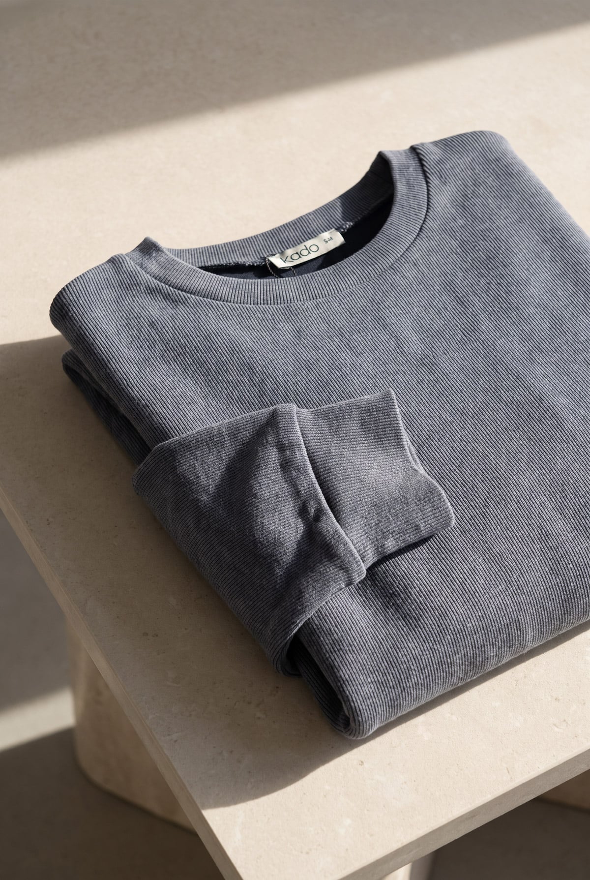Bisiklet Yaka Kışlık Basic Kadın Sweat | Linvey 