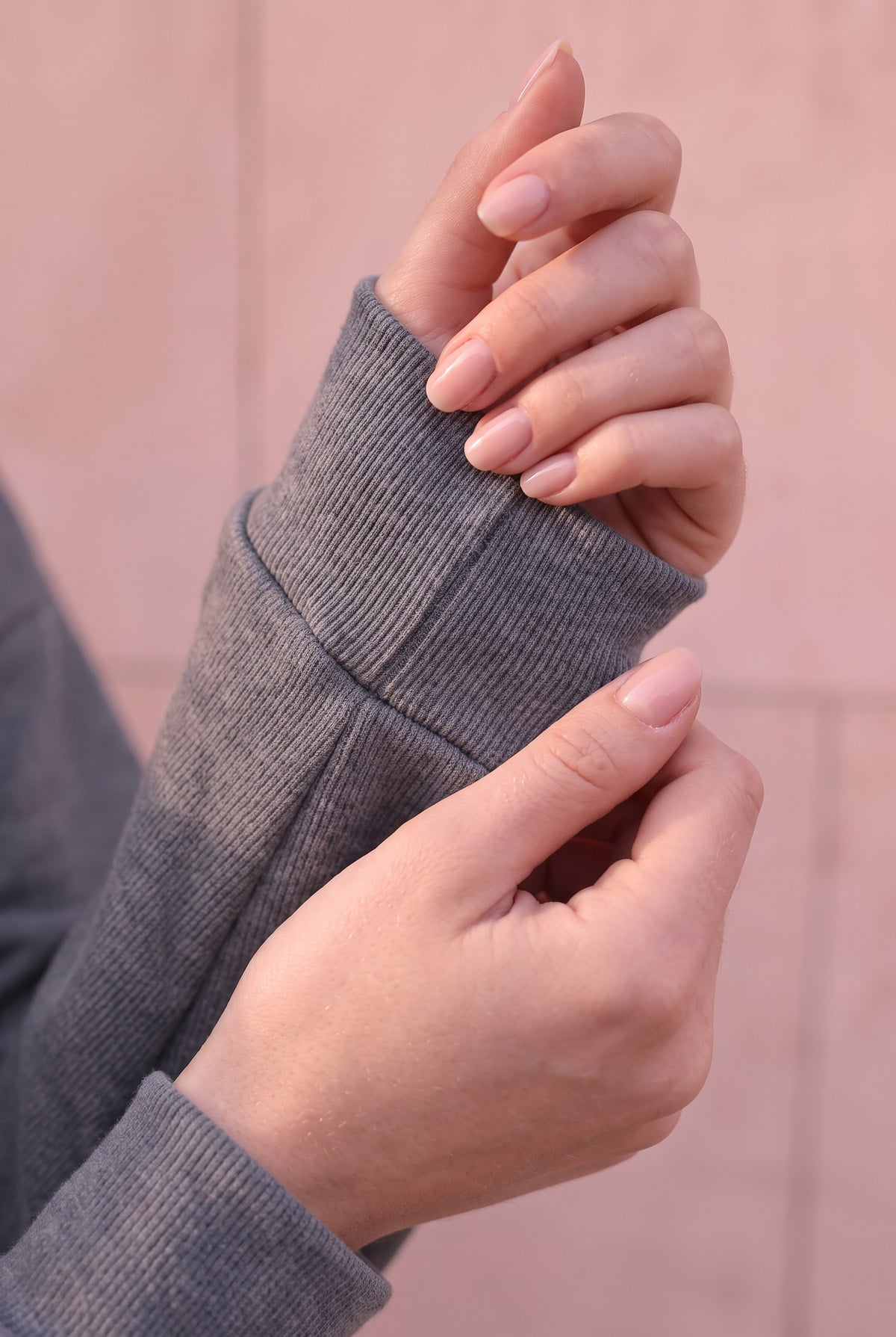 Bisiklet Yaka Kışlık Basic Kadın Sweat | Linvey 