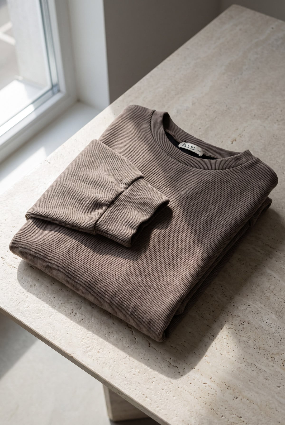Bisiklet Yaka Kışlık Basic Kadın Sweat | Linvey 