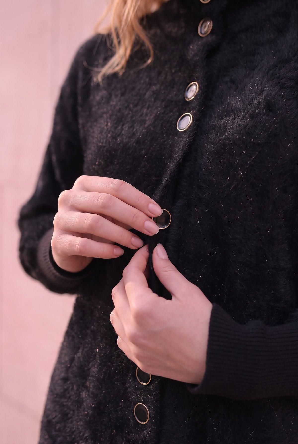 ANGORA DÜĞMELİ  HIRKA | Linvey 