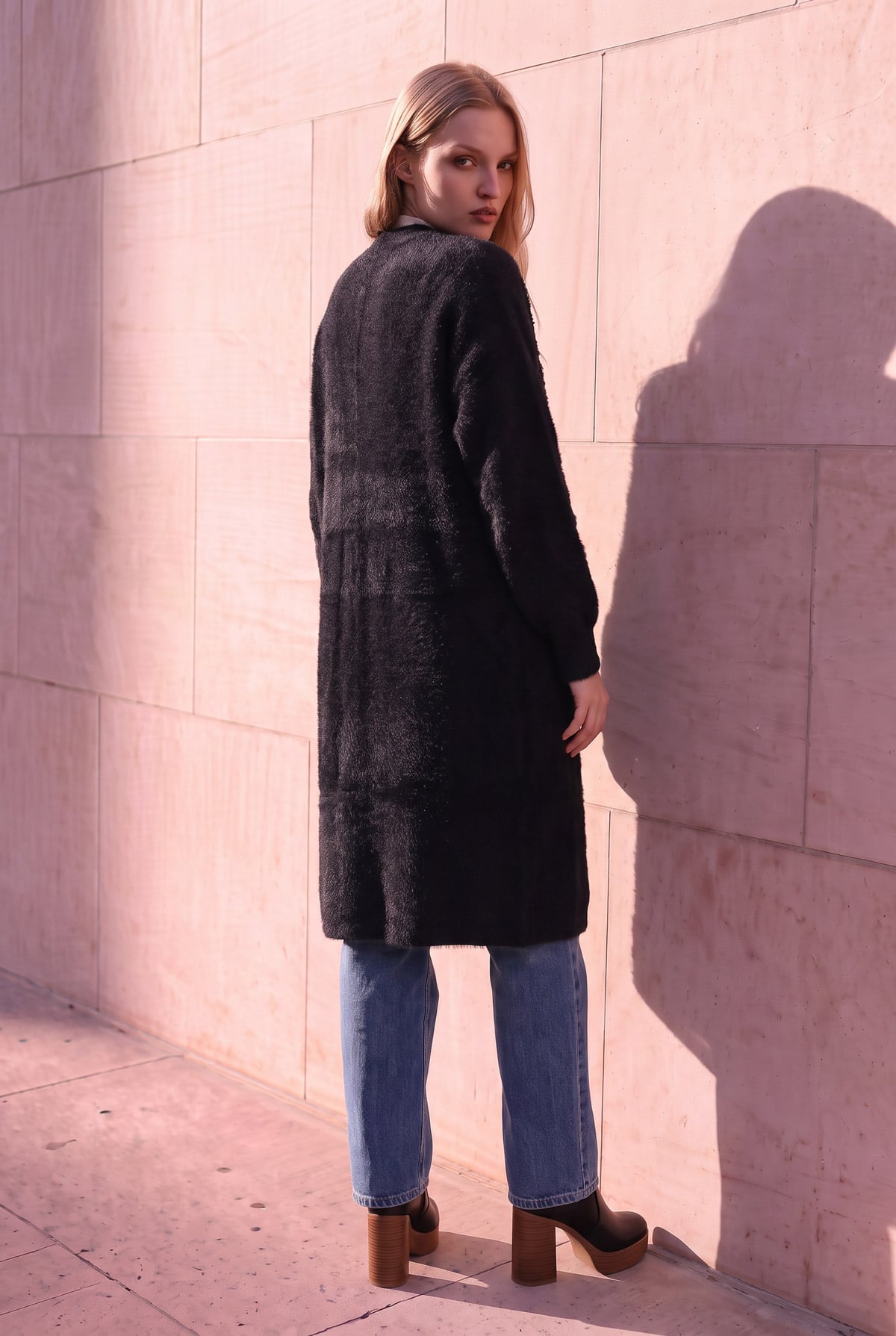 ANGORA BONCUK DETAYLI HIRKA | Linvey 