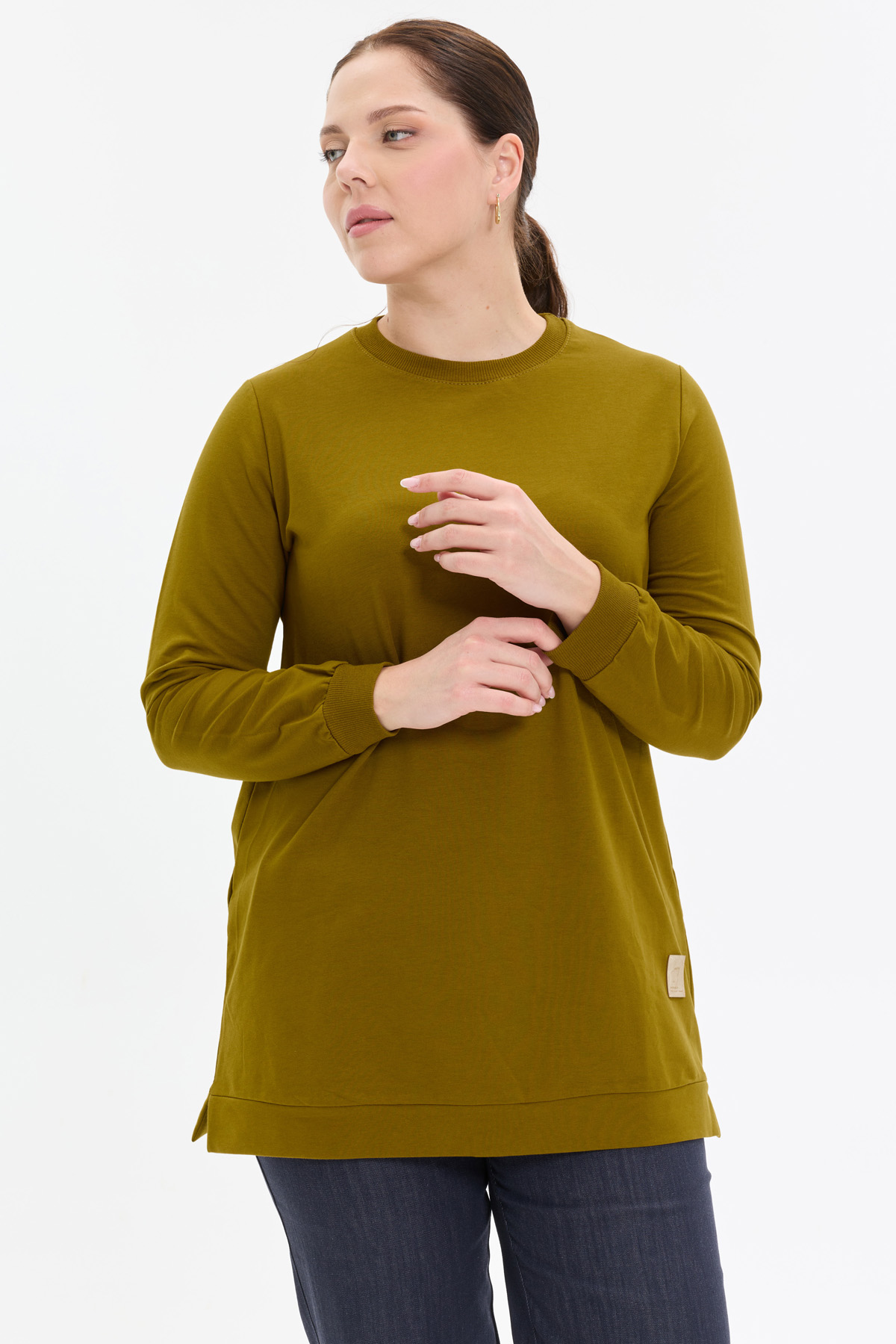 Basic Rahat Kalıp Kadın Tunik |  