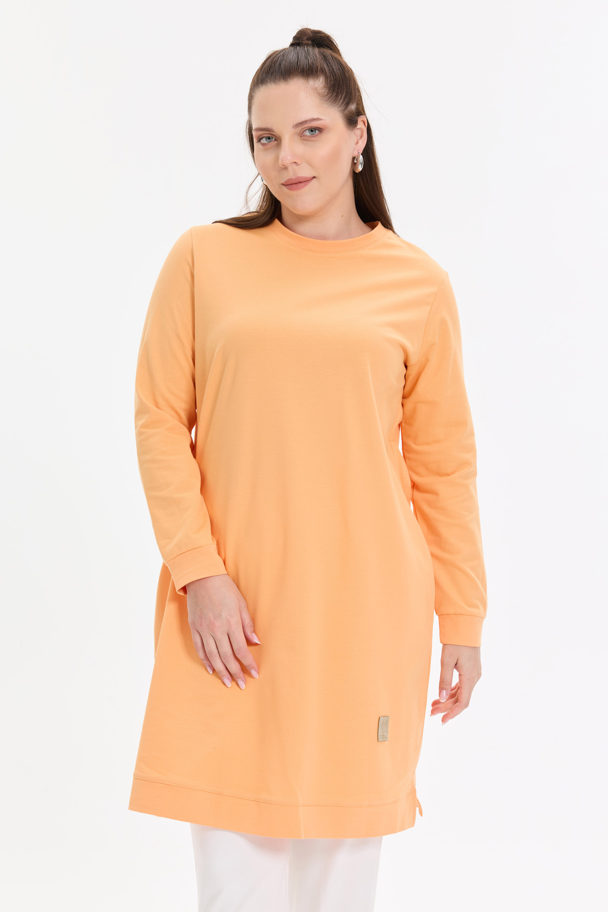 Basic Rahat Kalıp Uzun Kadın Tunik |  