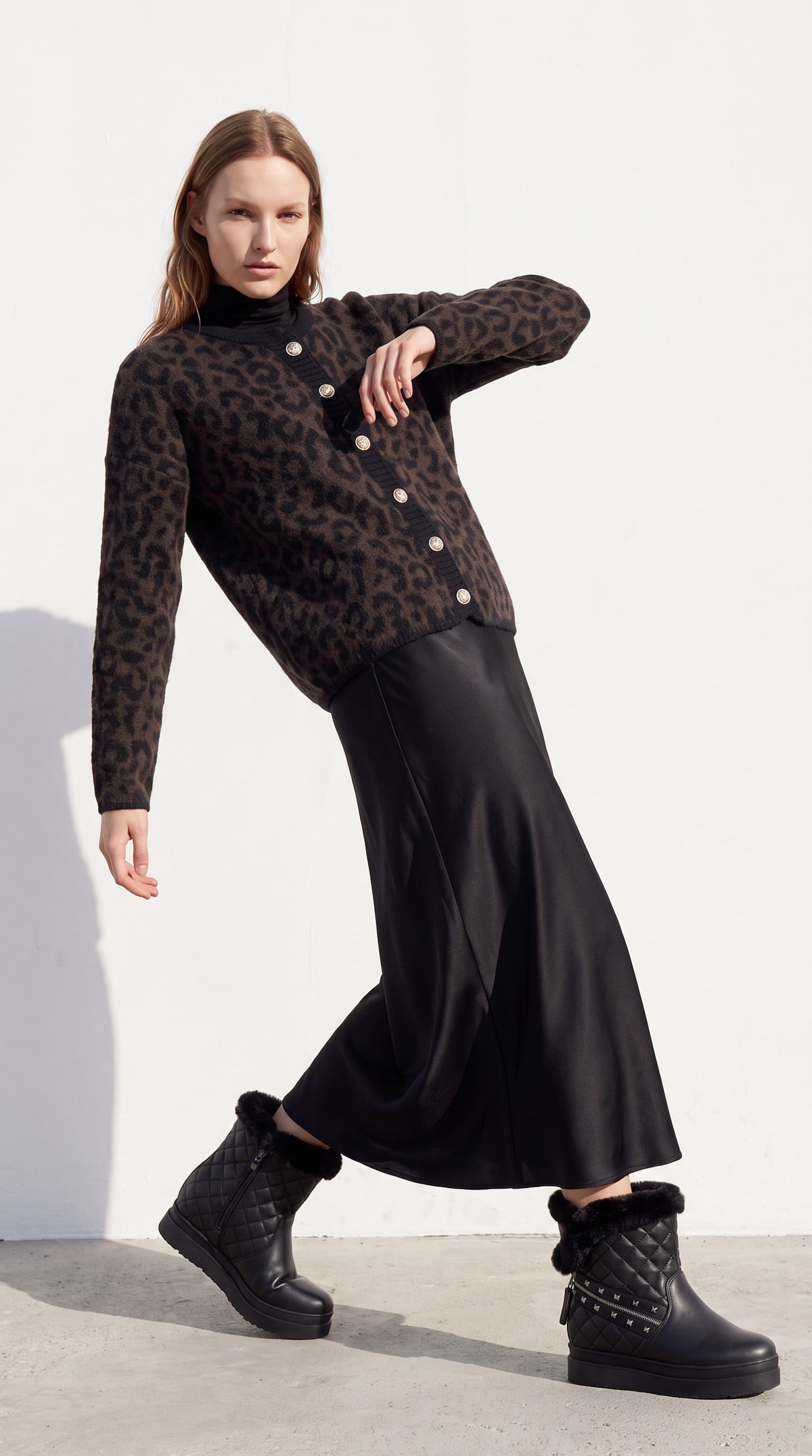 LEOPAR DESEN KISA HIRKA | Linvey 
