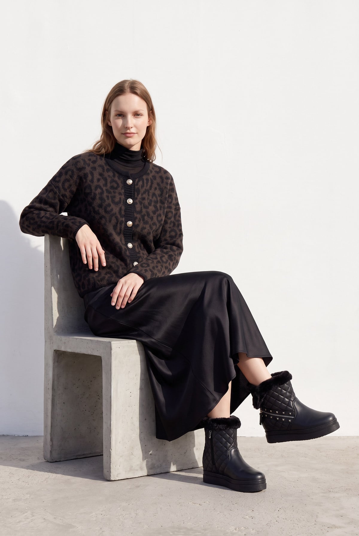 LEOPAR DESEN KISA HIRKA | Linvey 