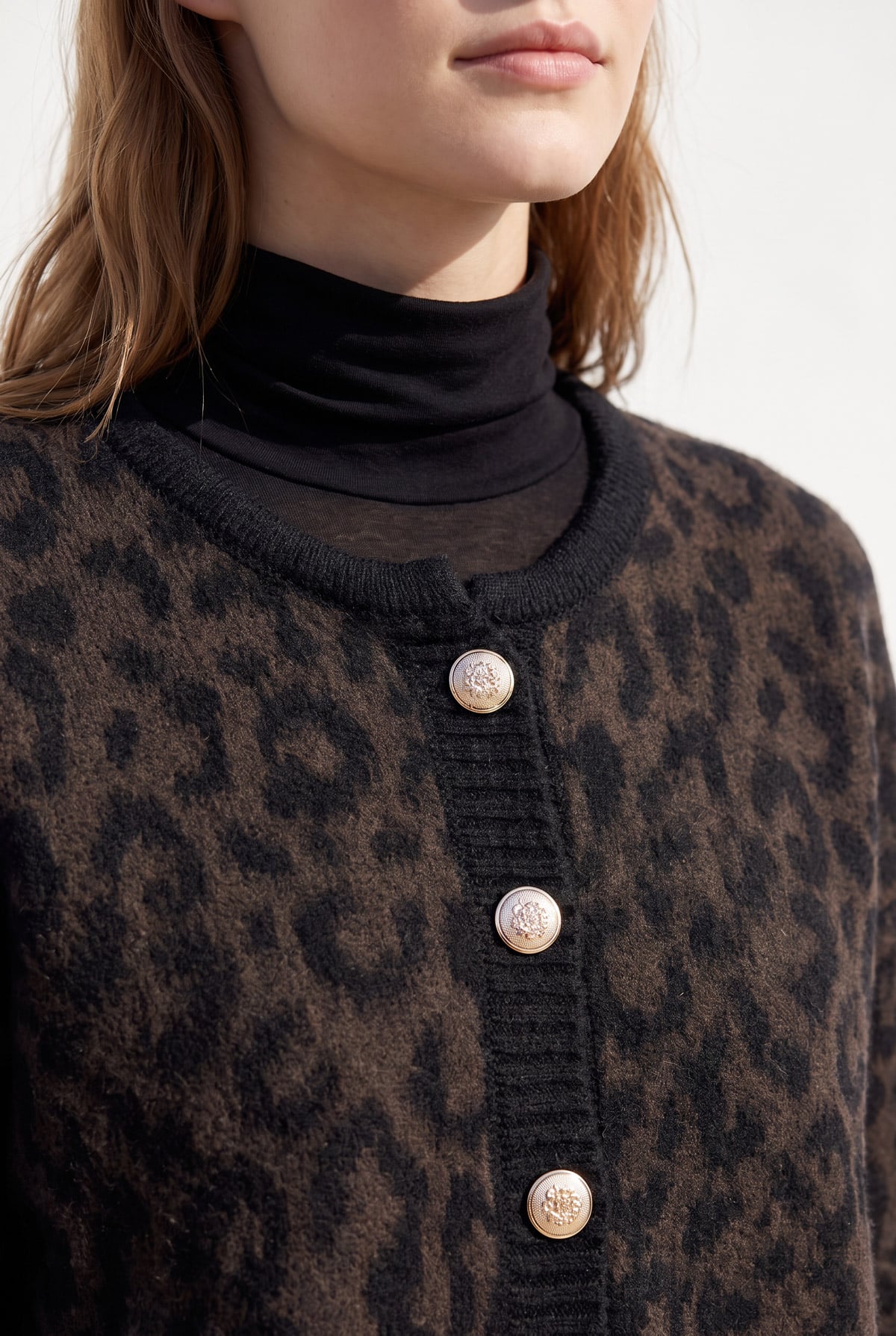 LEOPAR DESEN KISA HIRKA | Linvey 