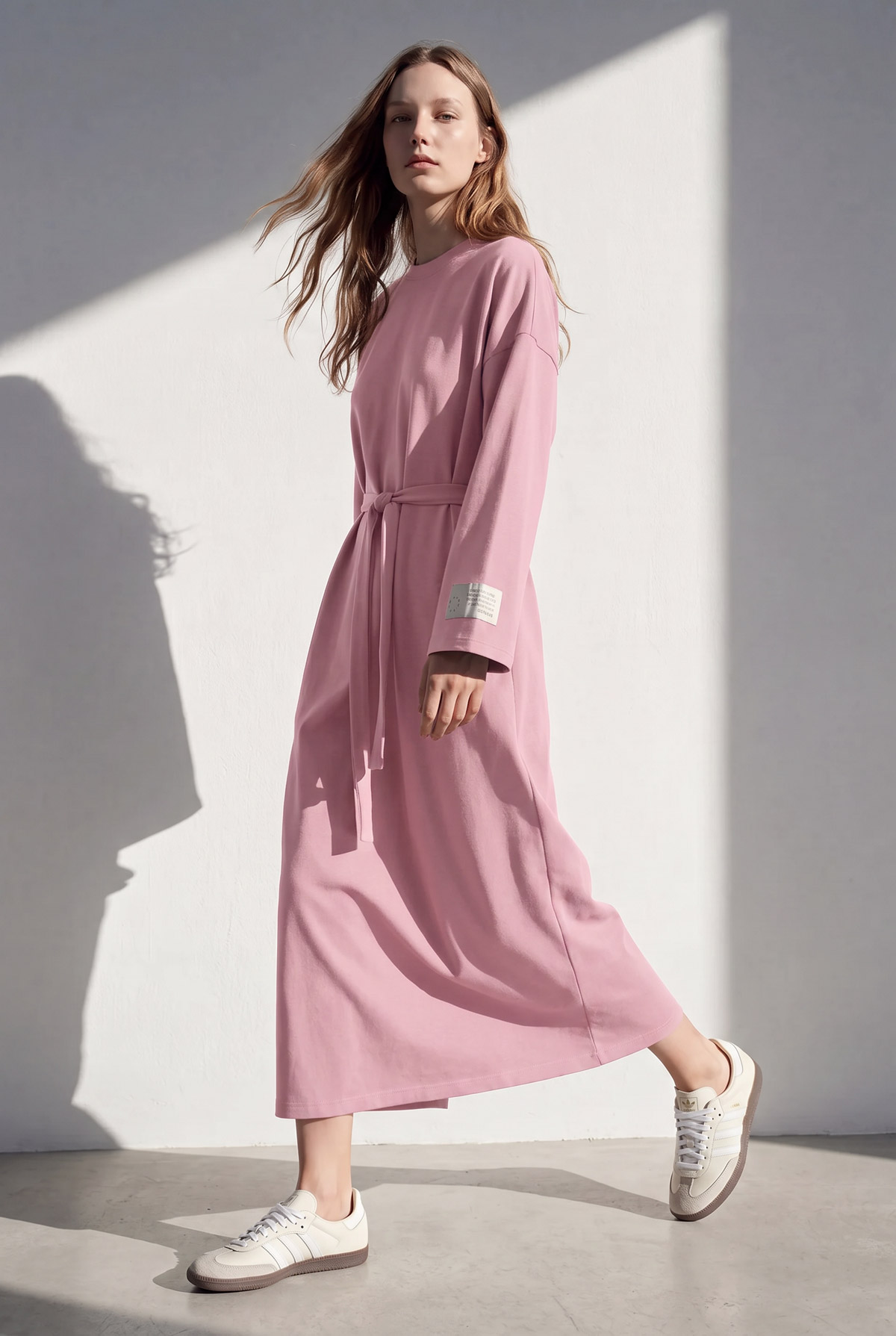 Oversize Uzun Rahat Elbise | Linvey 