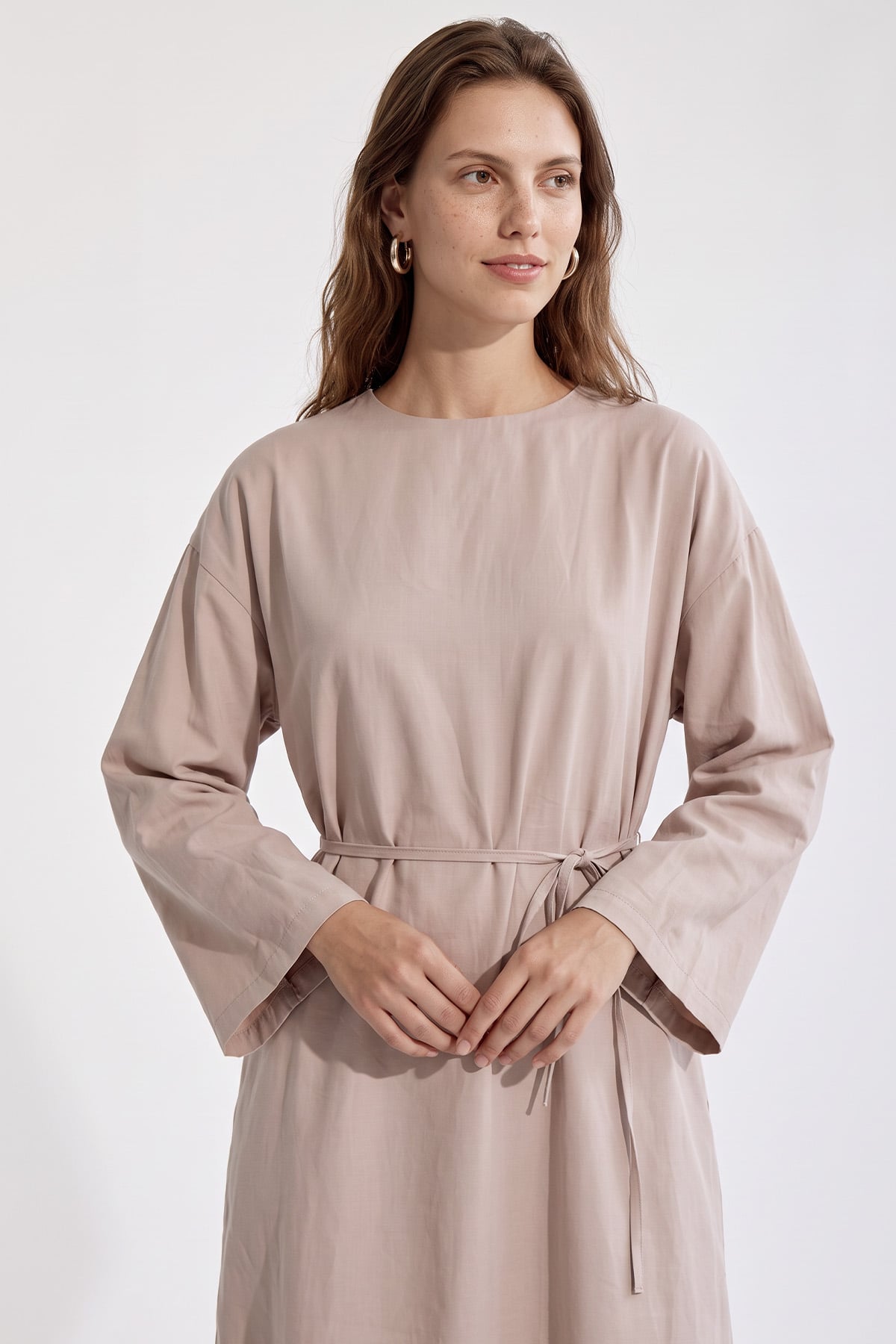 Sultan Basic Elbise 0001 - TAŞ RENGİ |  