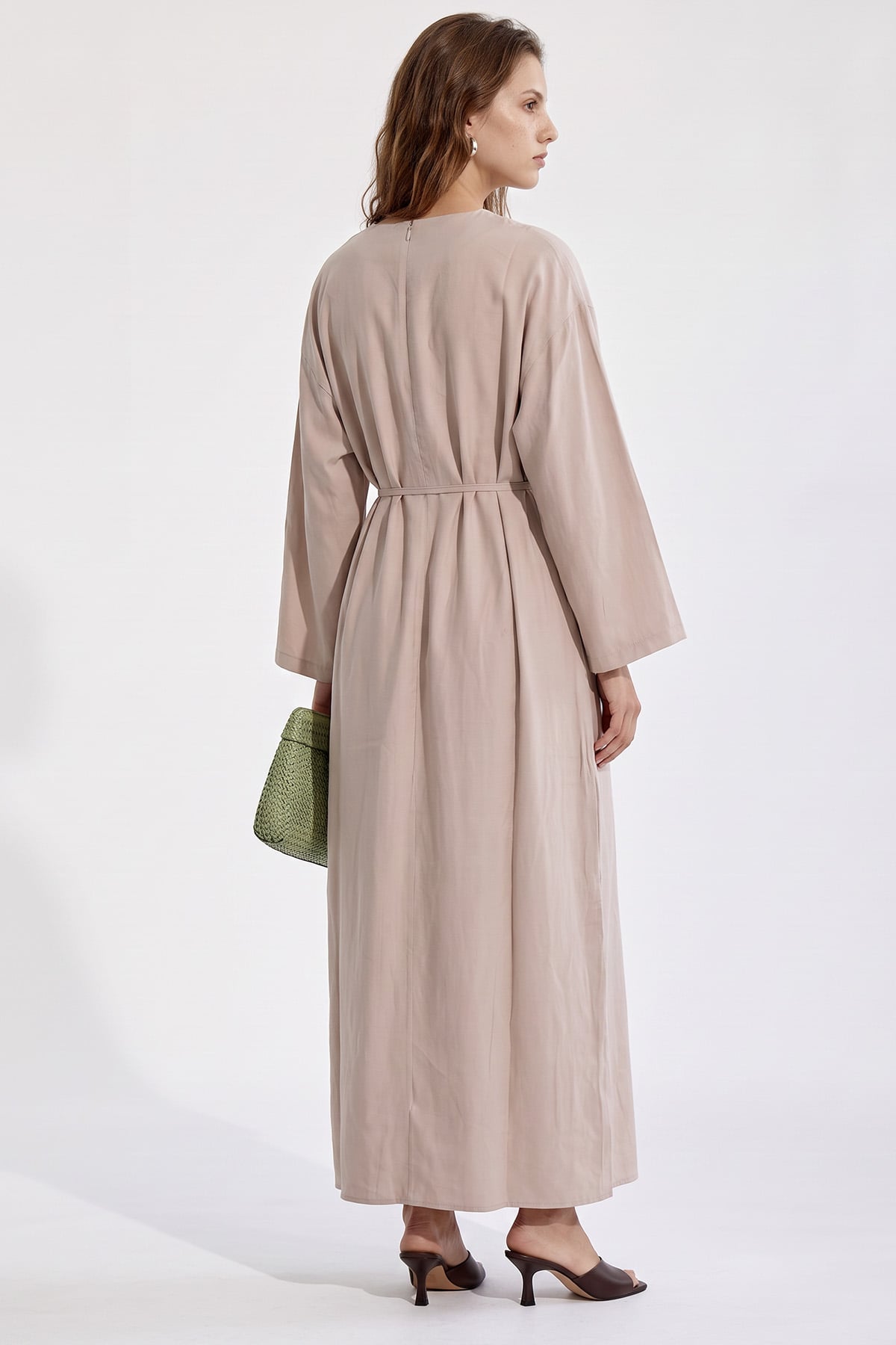 Sultan Basic Elbise 0001 - TAŞ RENGİ |  