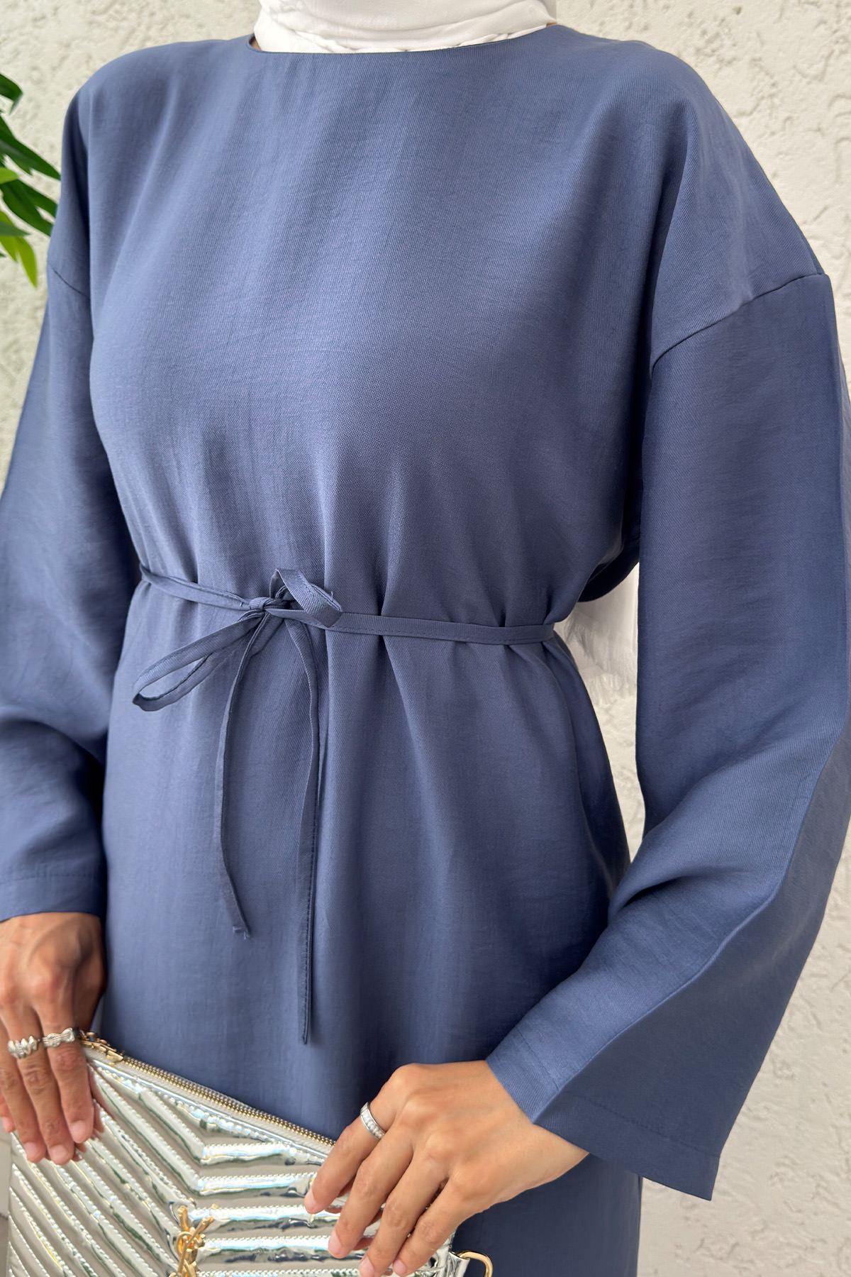 Sultan Basic Elbise 0001 - İNDİGO |  