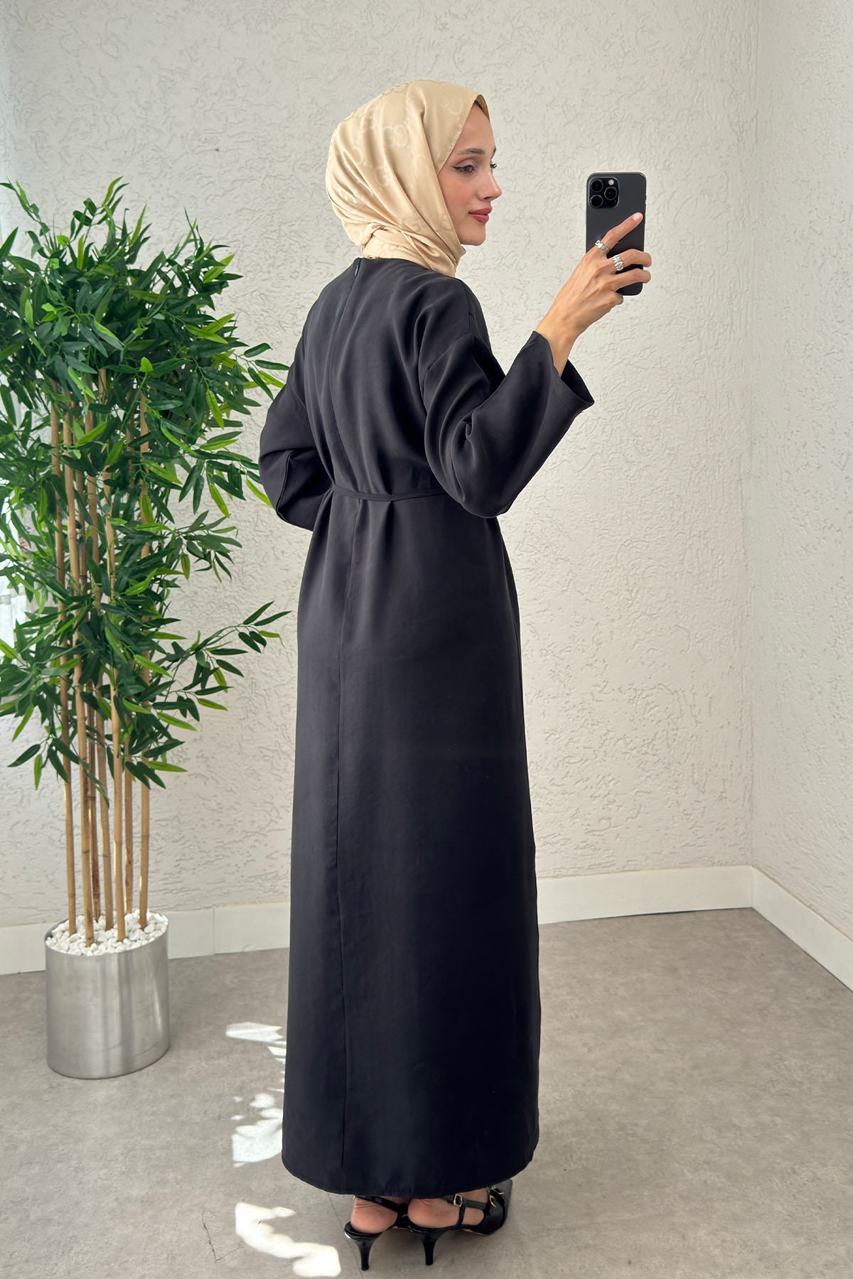 Sultan Basic Elbise 0001 - SİYAH |  