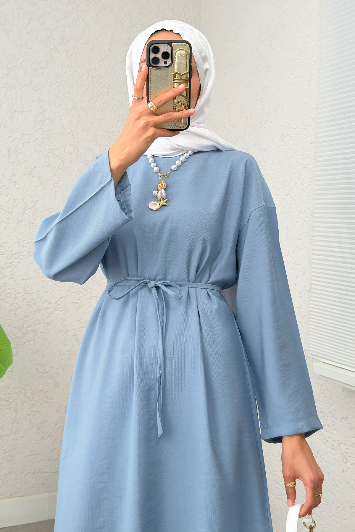 Sultan Basic Elbise 0001 - MAVİ |  