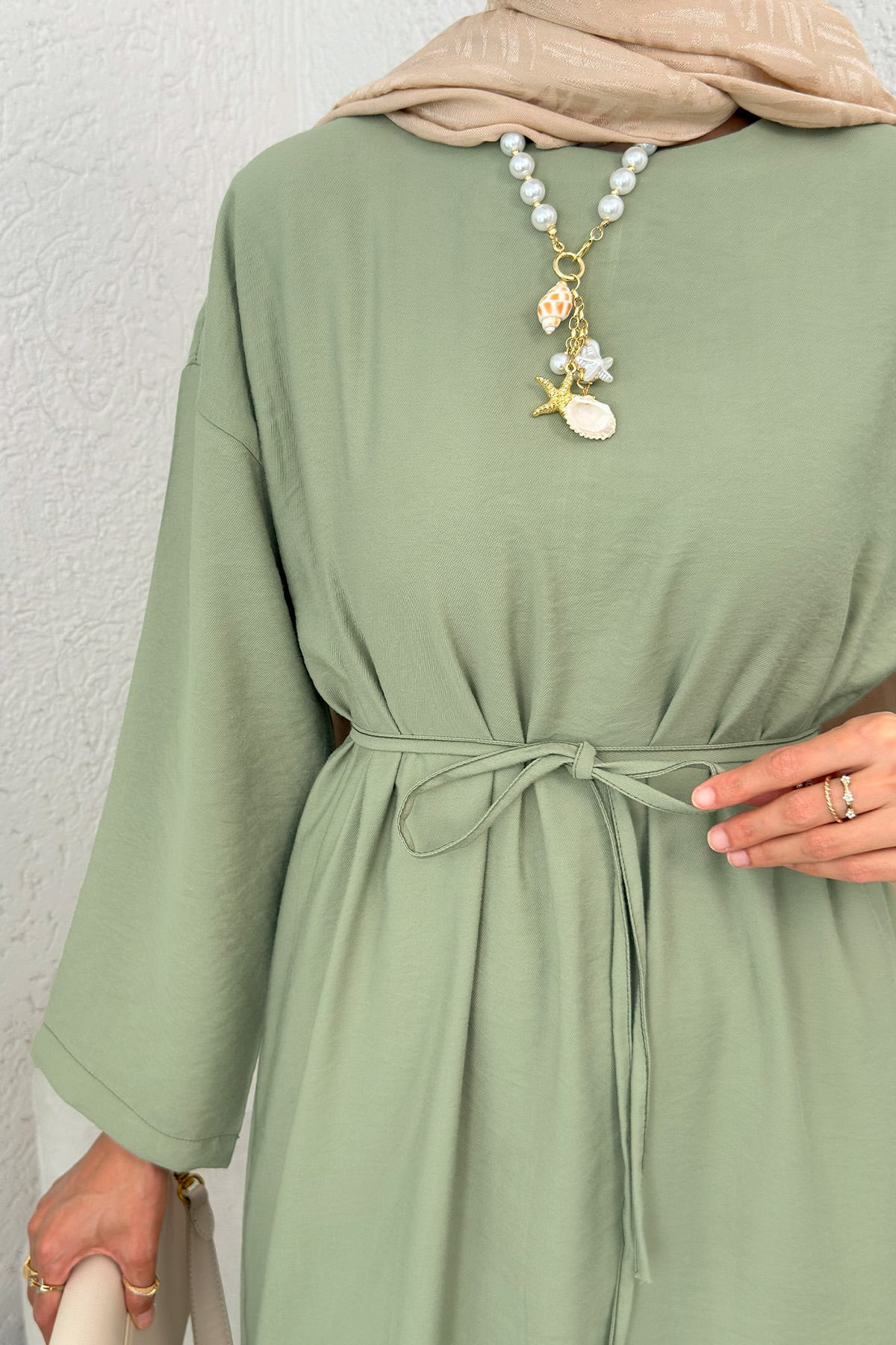 Sultan Basic Elbise 0001 - SU YEŞİLİ |  